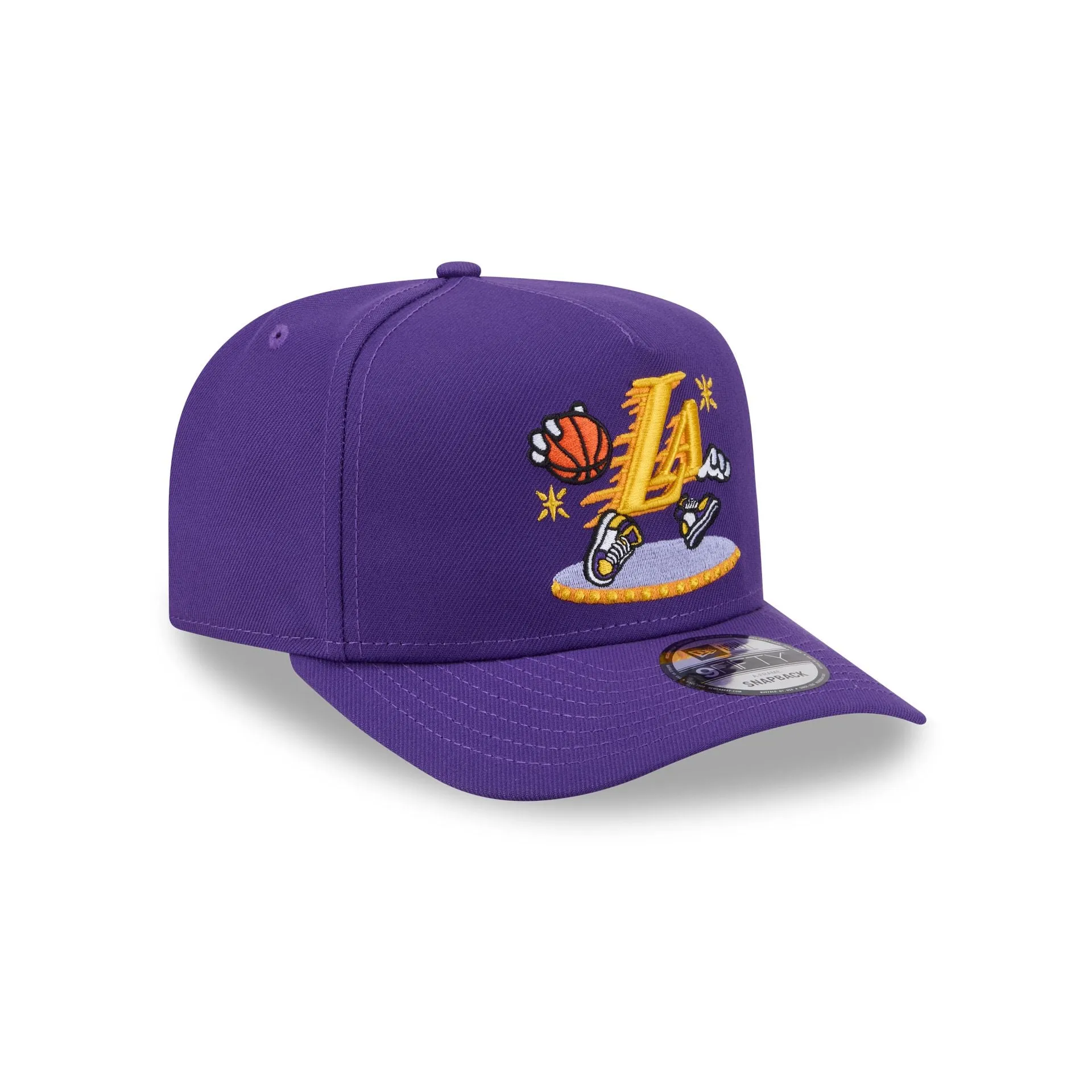 Los Angeles Lakers Cartoon 9FIFTY A-Frame Snapback Hat sold by New Era product image thumbnail 3