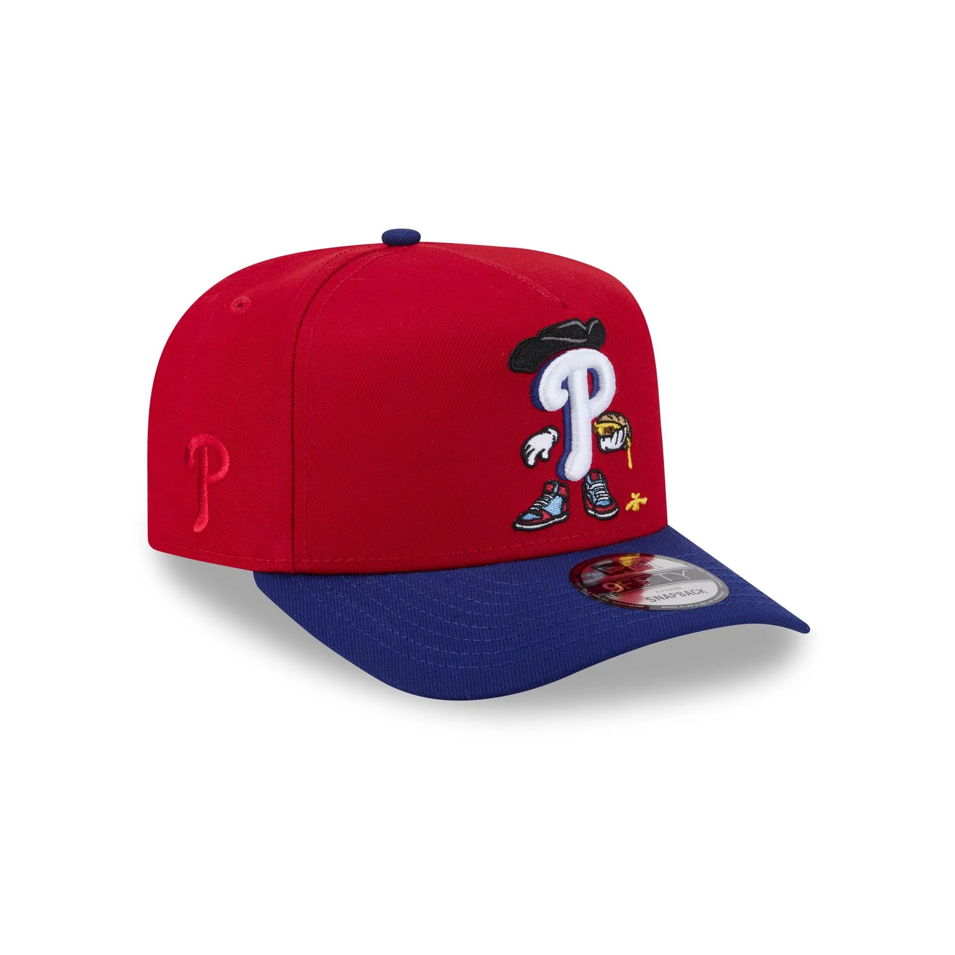 Philadelphia Phillies Cartoon 9FIFTY A-Frame Snapback Hat sold by New Era