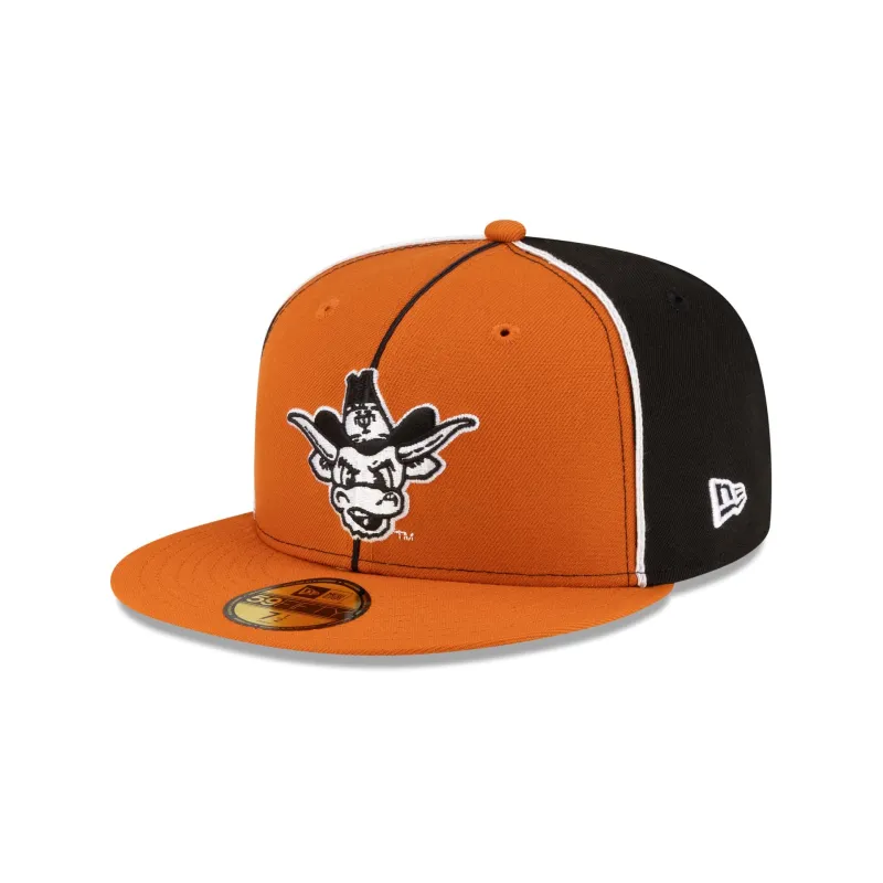 Just Caps College Pinwheel Texas Longhorns College Vault 59FIFTY Fitted Hat sold by New Era