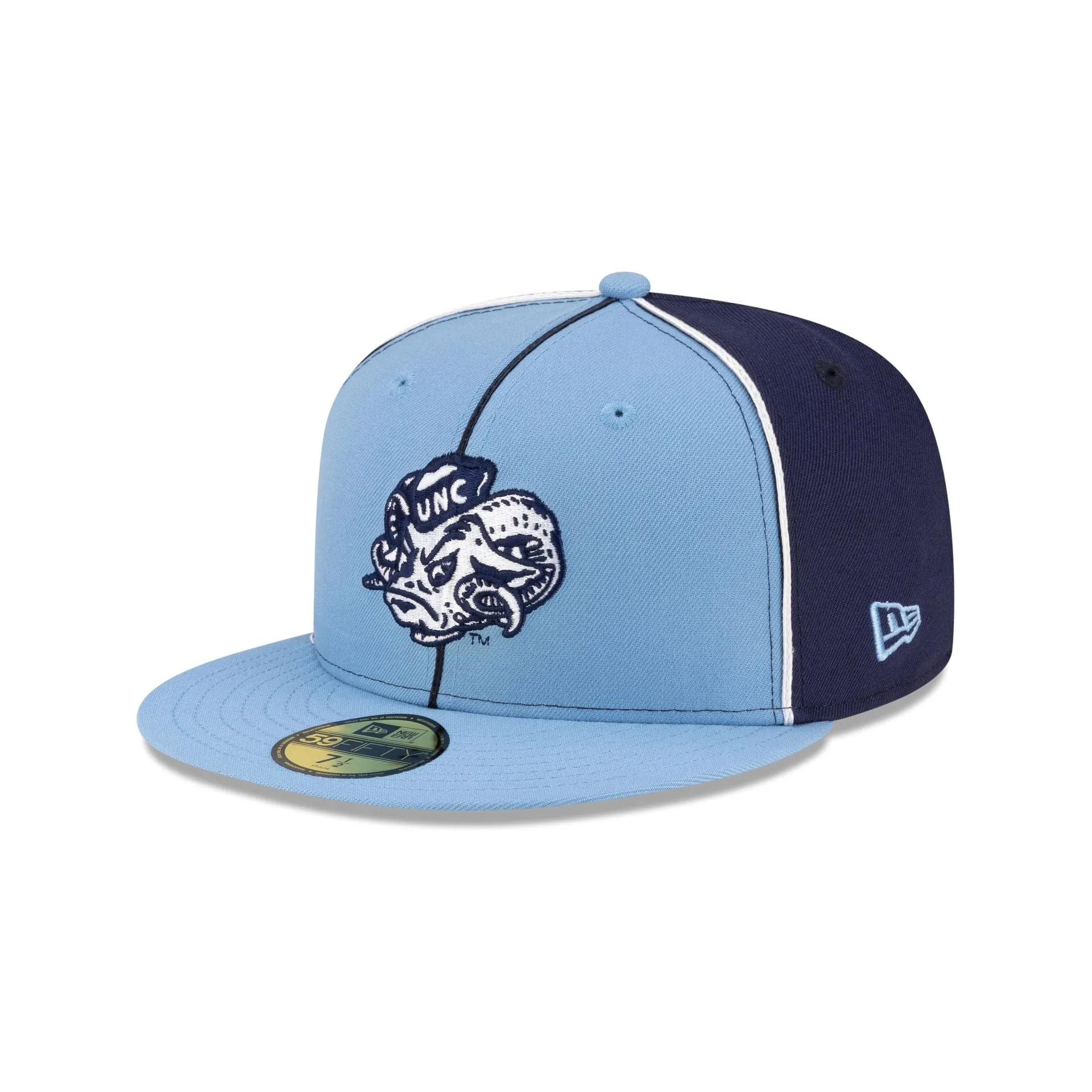 Just Caps College Pinwheel North Carolina Tar Heels College Vault 59FIFTY Fitted Hat sold by New Era