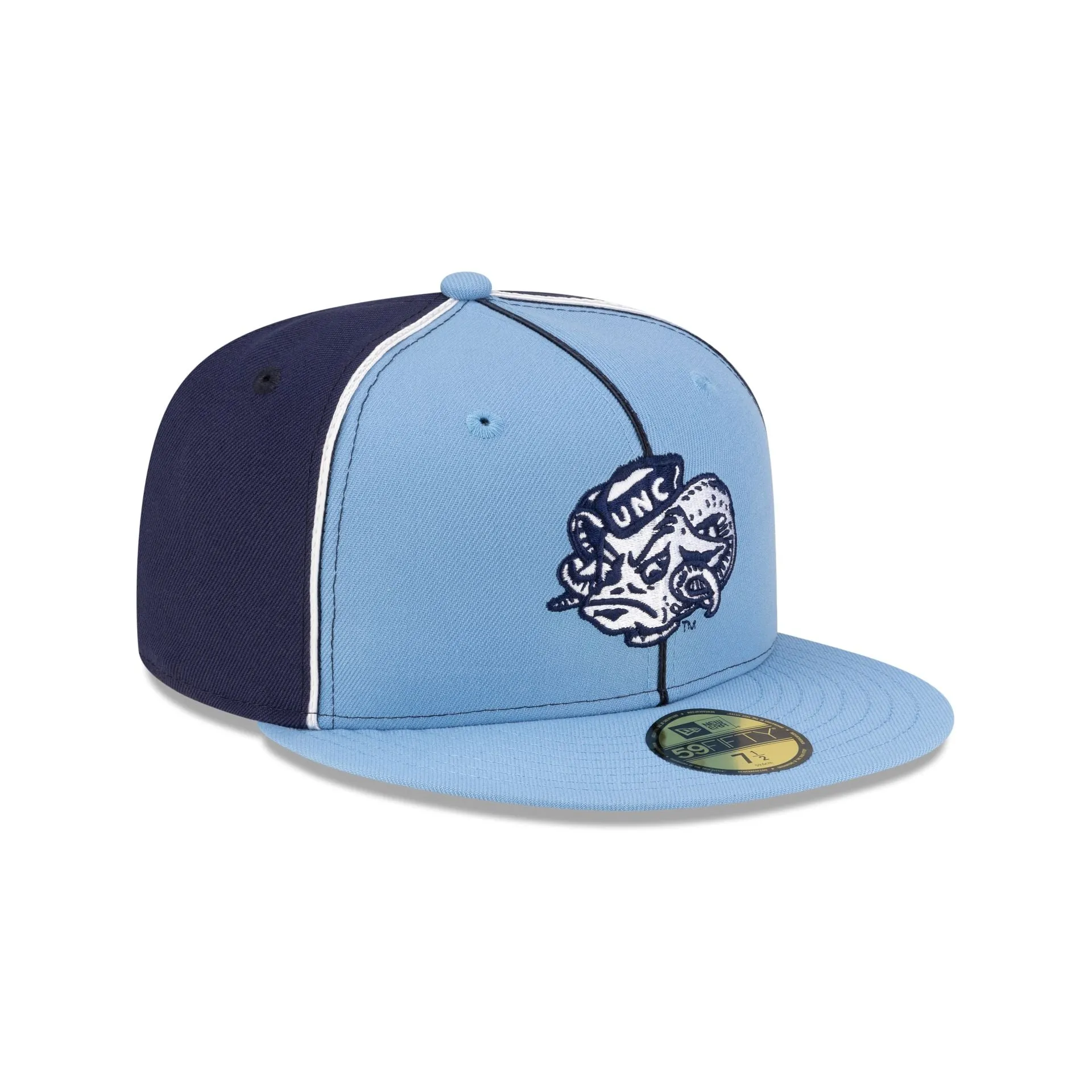 Just Caps College Pinwheel North Carolina Tar Heels College Vault 59FIFTY Fitted Hat sold by New Era product image thumbnail 3