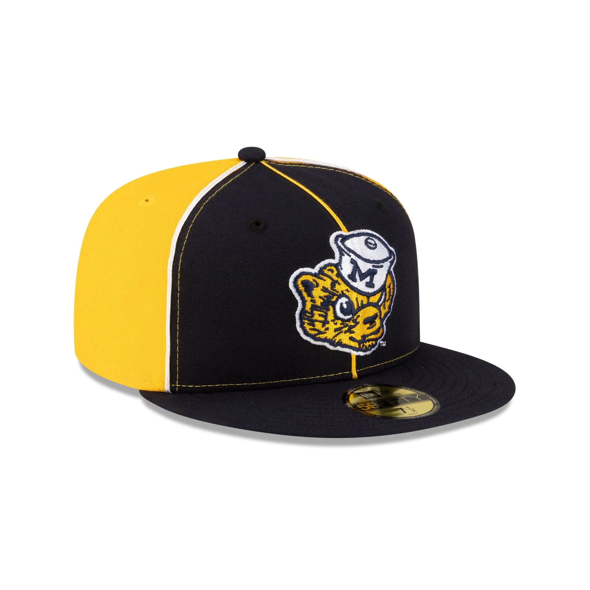 Just Caps College Pinwheel Michigan Wolverines College Vault 59FIFTY Fitted Hat sold by New Era product image thumbnail 3