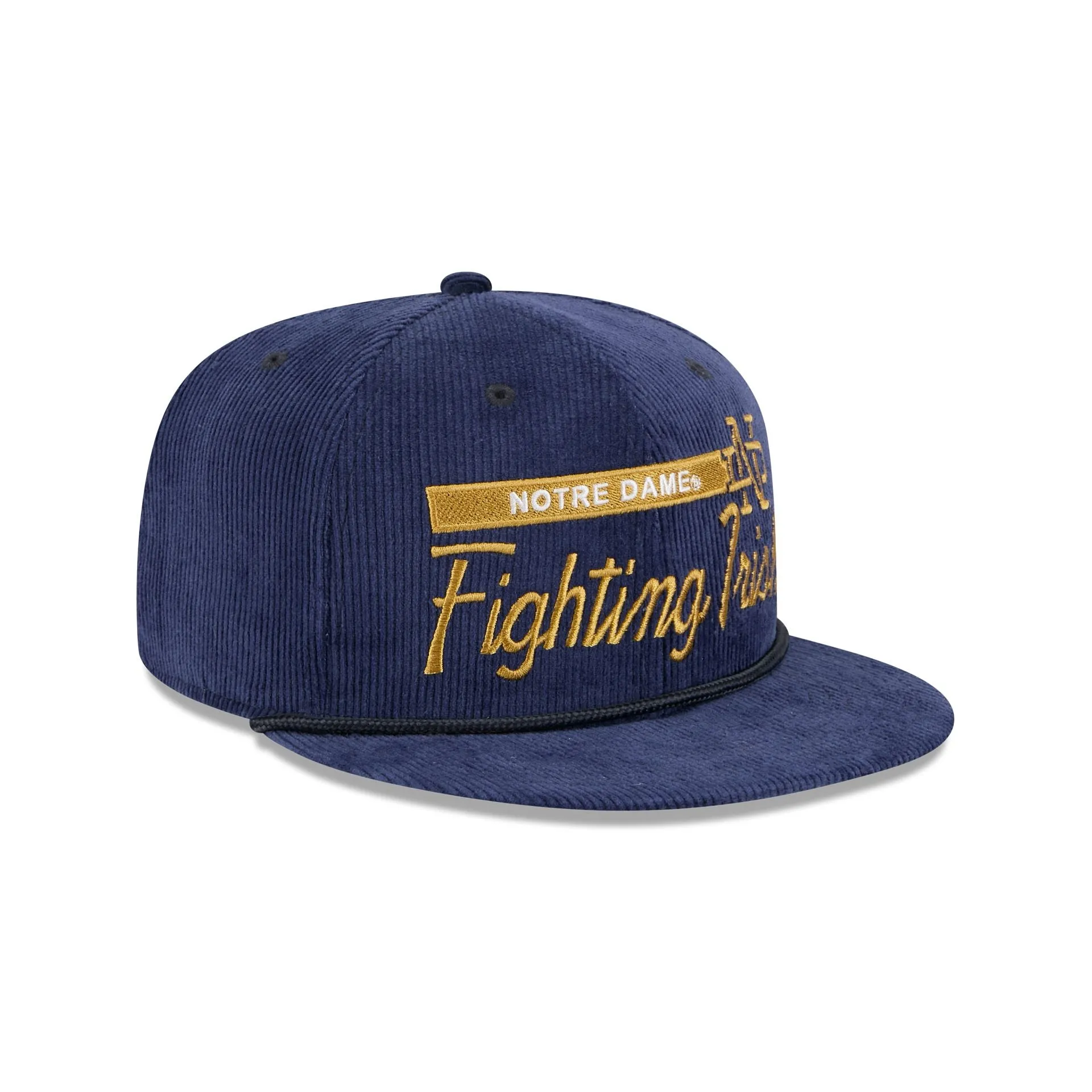 Notre Dame Fighting Irish College Vault Corduroy Rope 9FIFTY Snapback Hat sold by New Era product image thumbnail 3