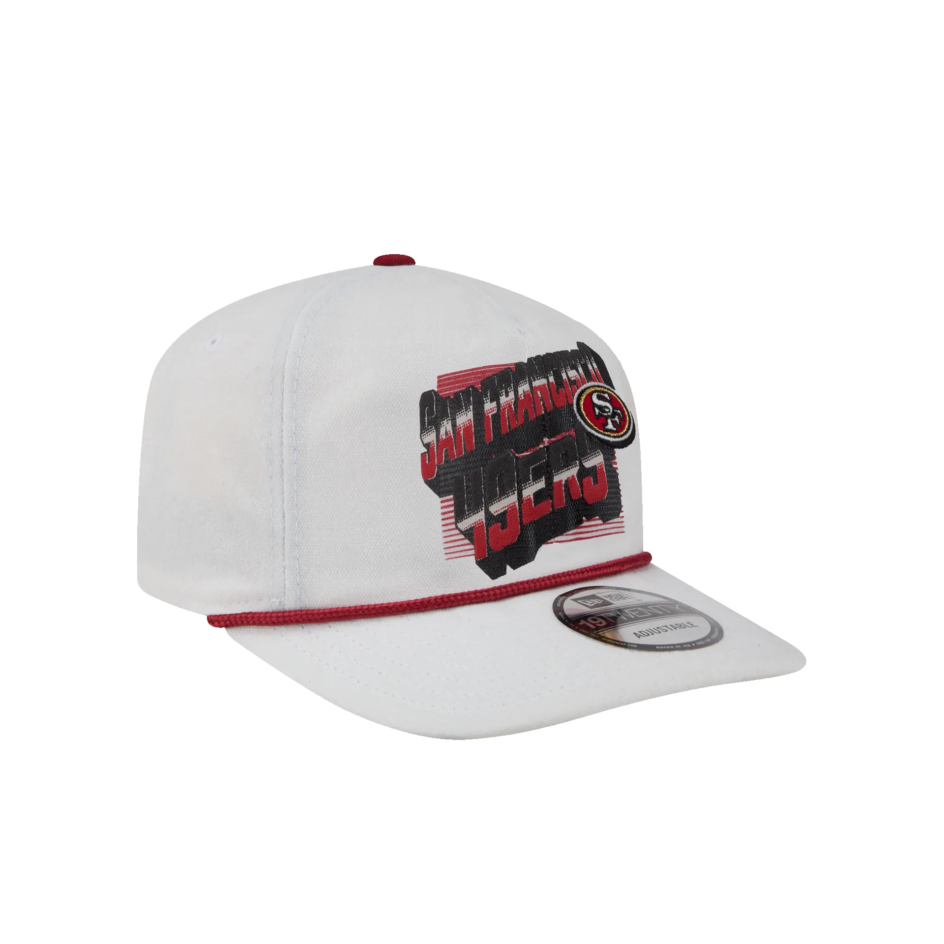 San Francisco 49ers Duck Cloth 19TWENTY Adjustable Hat sold by New Era product image thumbnail 3