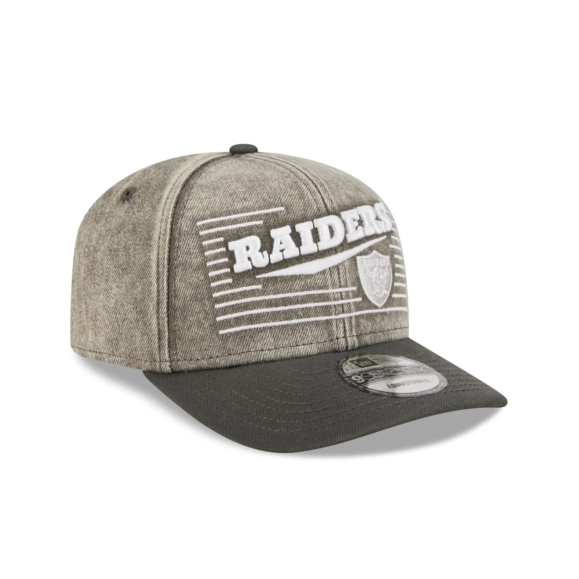 Las Vegas Raiders Washed Denim 9SEVENTY Adjustable Hat sold by New Era product image thumbnail 3