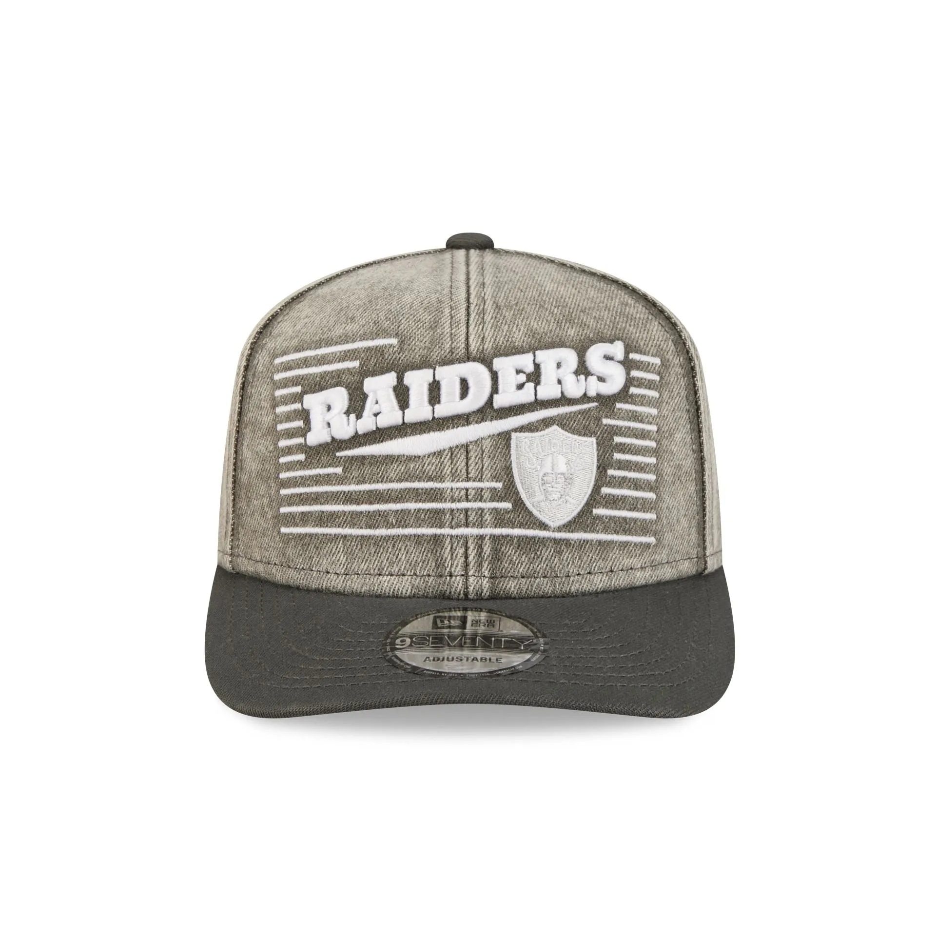Las Vegas Raiders Washed Denim 9SEVENTY Adjustable Hat sold by New Era product image thumbnail 2