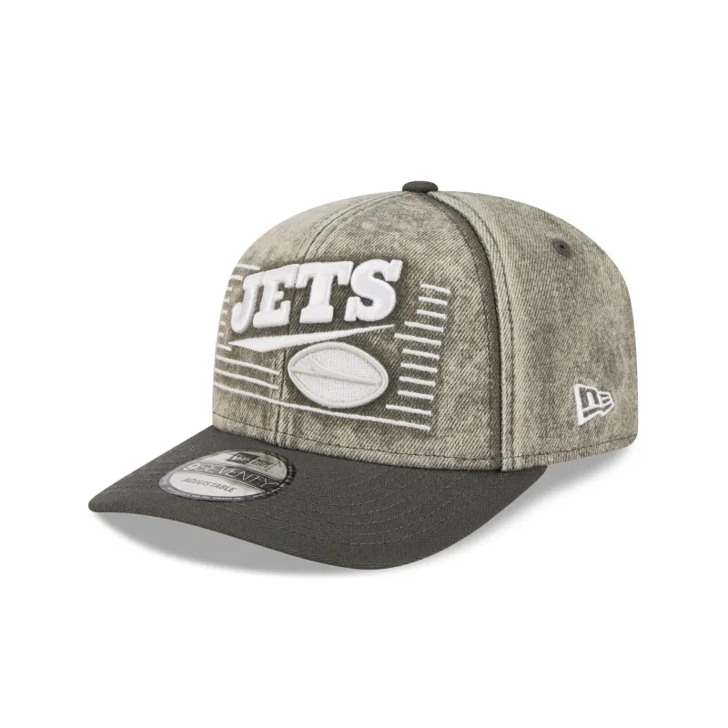 New York Jets Washed Denim 9SEVENTY Adjustable Hat made by New Era