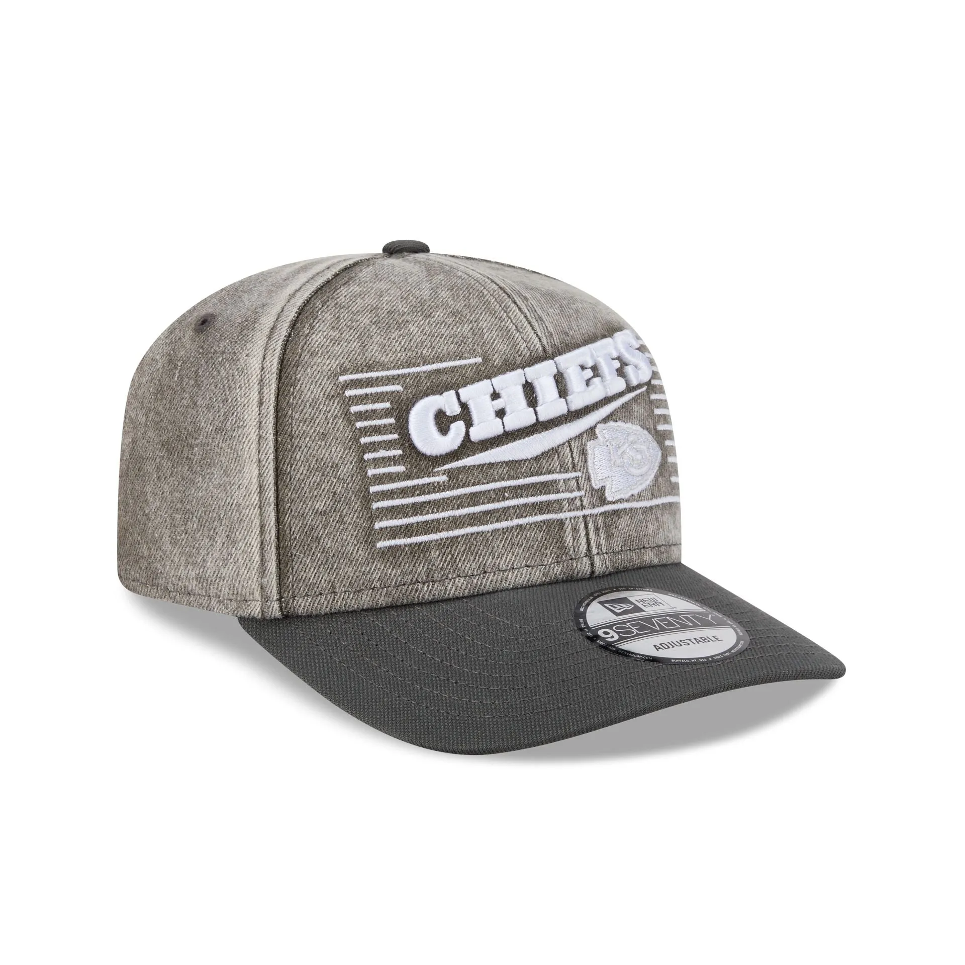 Kansas City Chiefs Washed Denim 9SEVENTY Adjustable Hat sold by New Era product image thumbnail 3