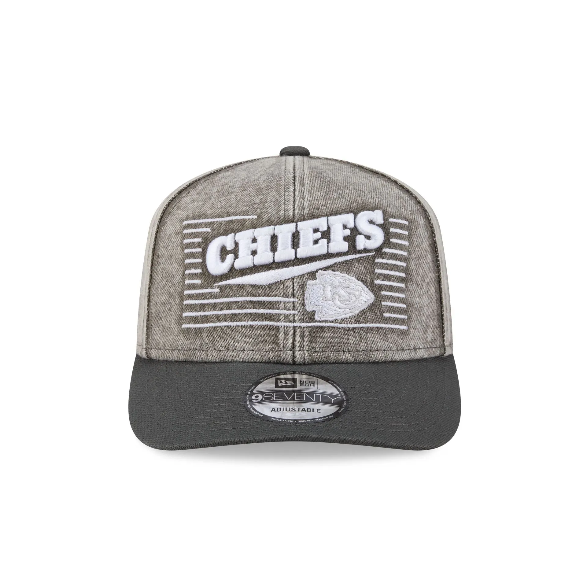 Kansas City Chiefs Washed Denim 9SEVENTY Adjustable Hat sold by New Era product image thumbnail 2