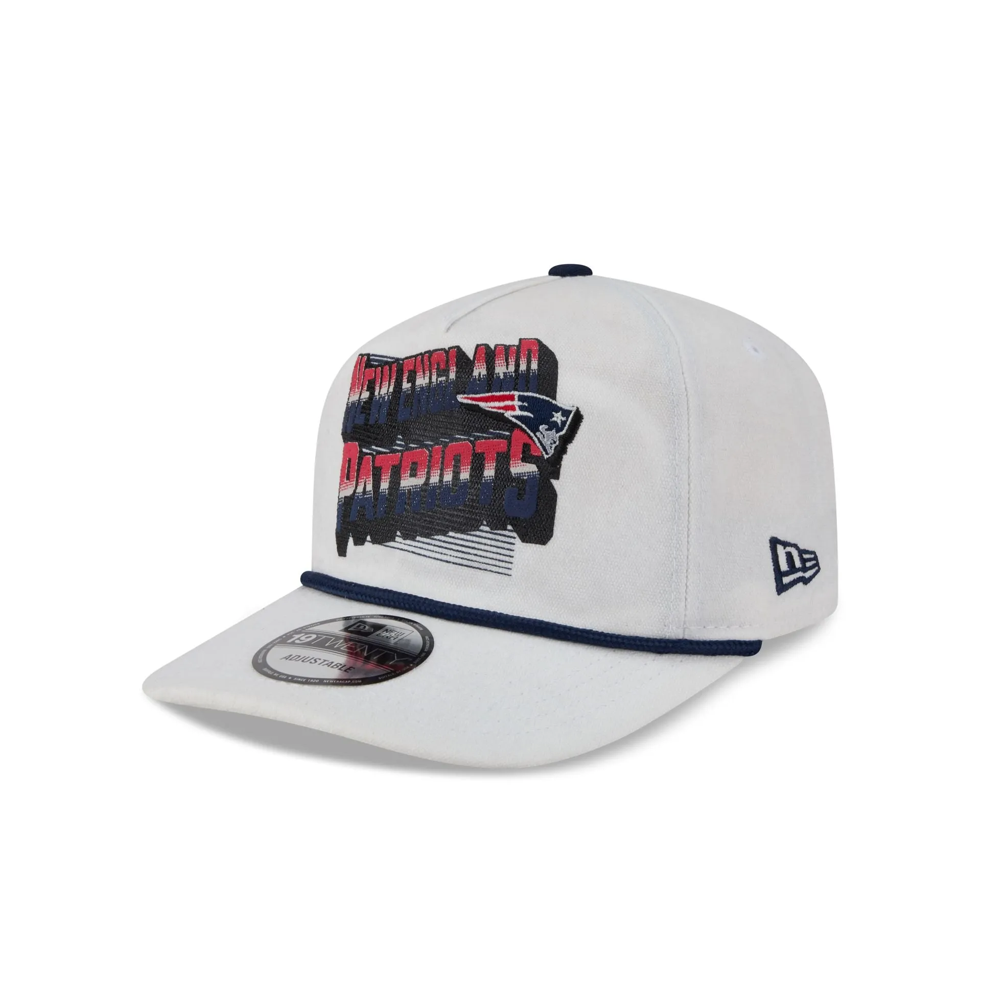 New England Patriots Duck Cloth 19TWENTY Adjustable Hat sold by New Era