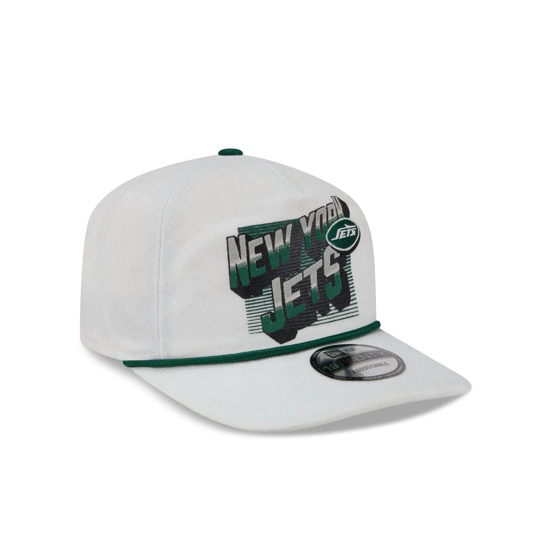 New York Jets Duck Cloth 19TWENTY Adjustable Hat sold by New Era product image thumbnail 3