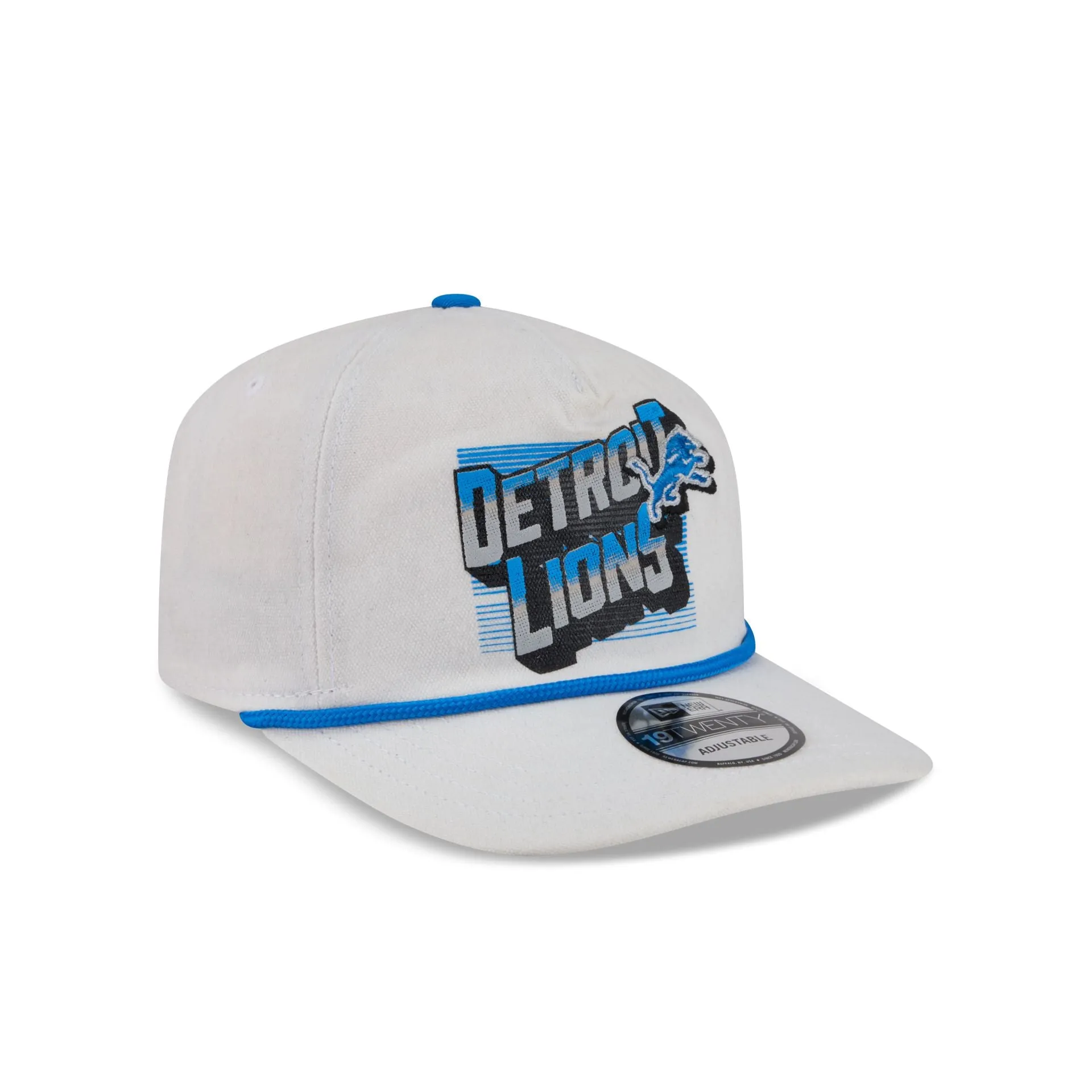 Detroit Lions Duck Cloth 19TWENTY Adjustable Hat sold by New Era product image thumbnail 3