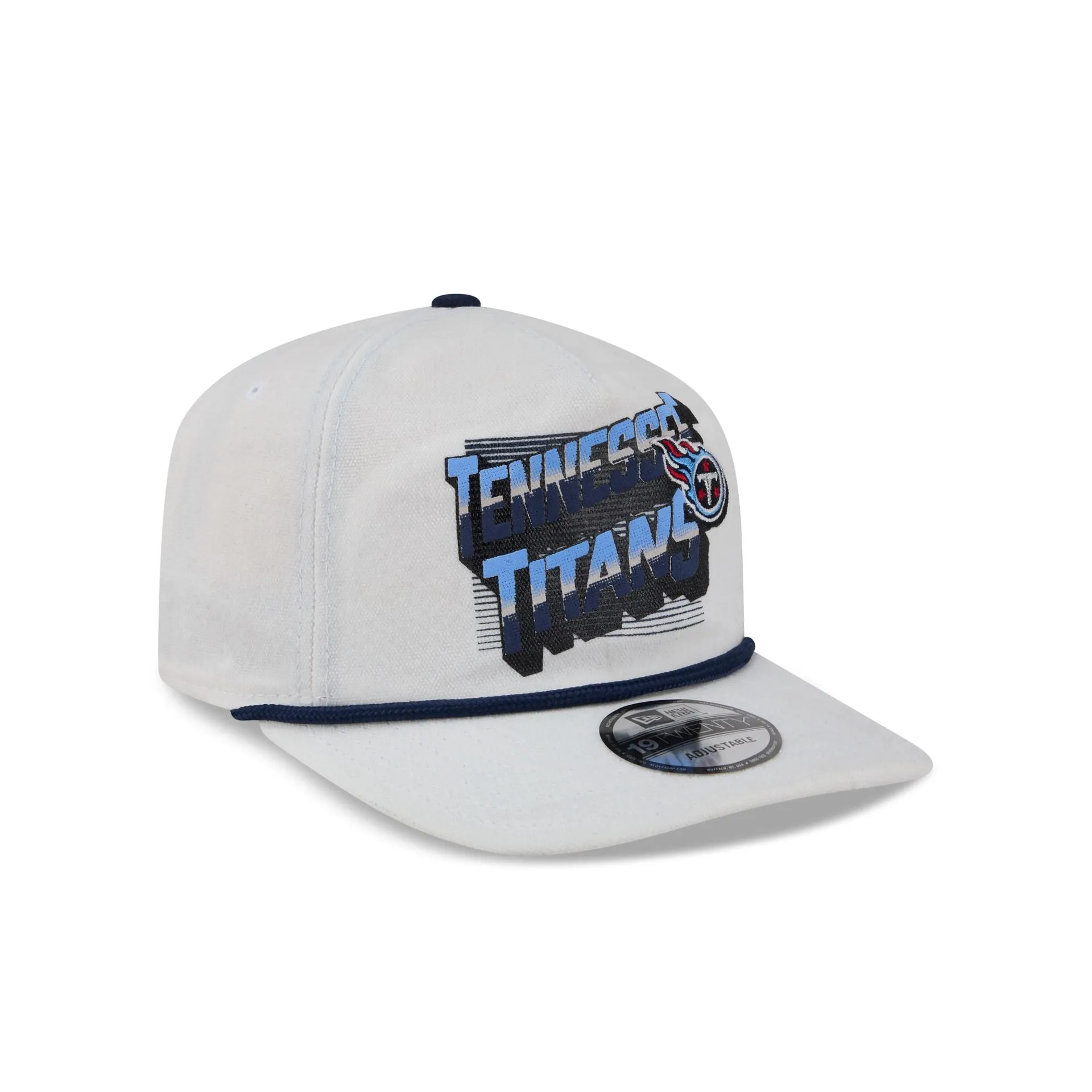Tennessee Titans Duck Cloth 19TWENTY Adjustable Hat sold by New Era product image thumbnail 3