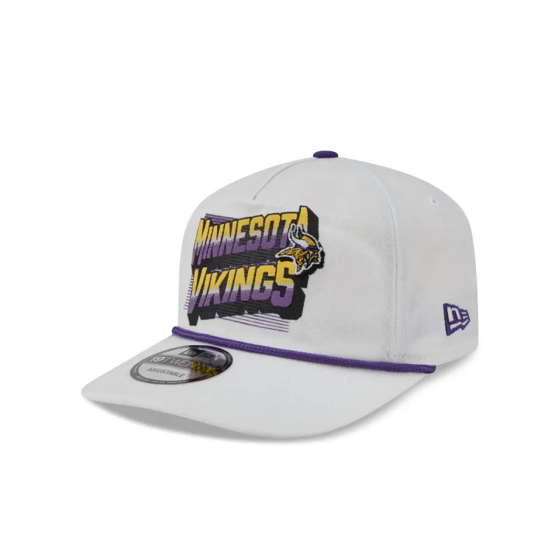 Minnesota Vikings Duck Cloth 19TWENTY Adjustable Hat made by New Era
