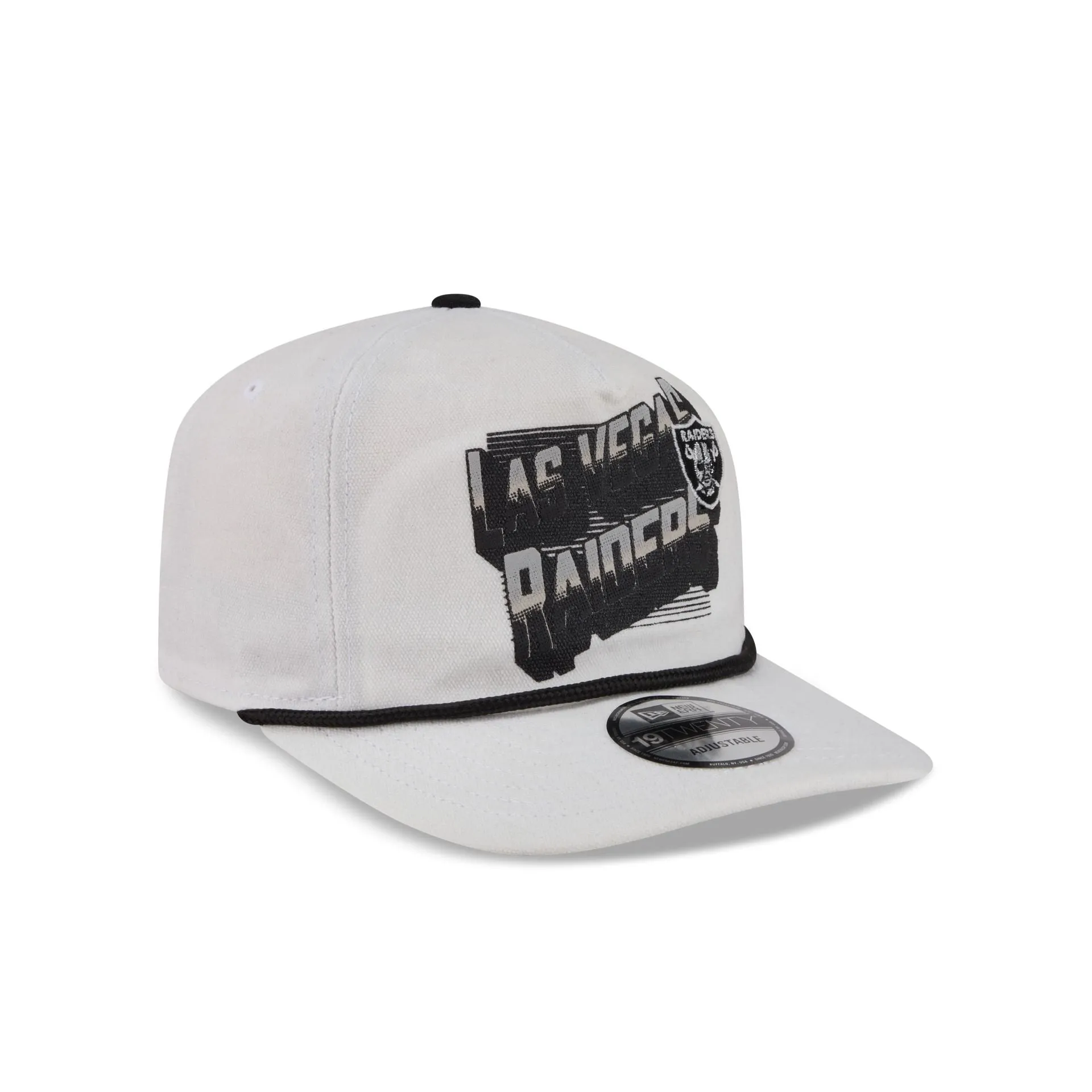 Las Vegas Raiders Duck Cloth 19TWENTY Adjustable Hat sold by New Era product image thumbnail 3