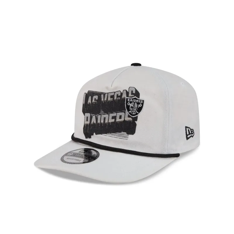 Las Vegas Raiders Duck Cloth 19TWENTY Adjustable Hat made by New Era