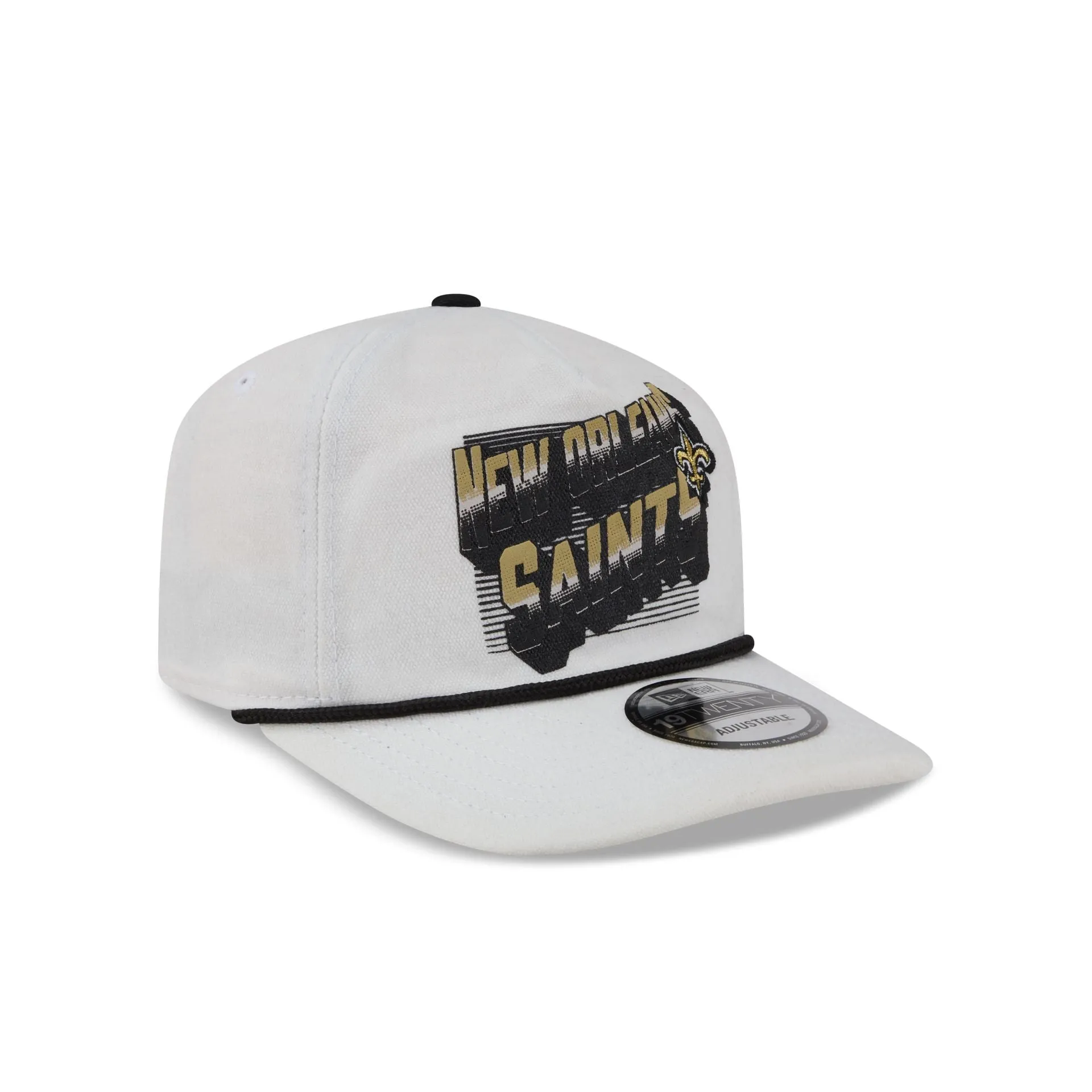 New Orleans Saints Duck Cloth 19TWENTY Adjustable Hat sold by New Era product image thumbnail 3