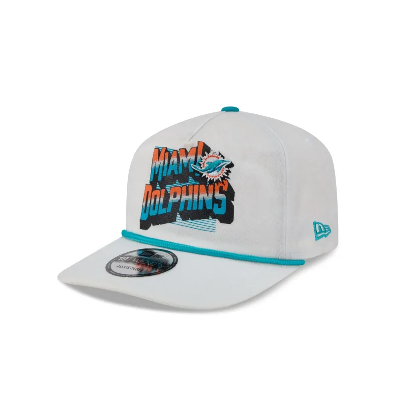 Miami Dolphins Duck Cloth 19TWENTY Adjustable Hat sold by New Era