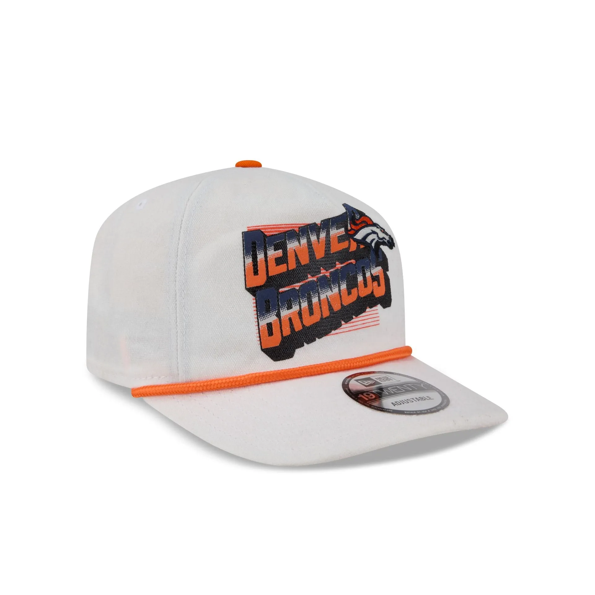 Denver Broncos Duck Cloth 19TWENTY Adjustable Hat sold by New Era product image thumbnail 3