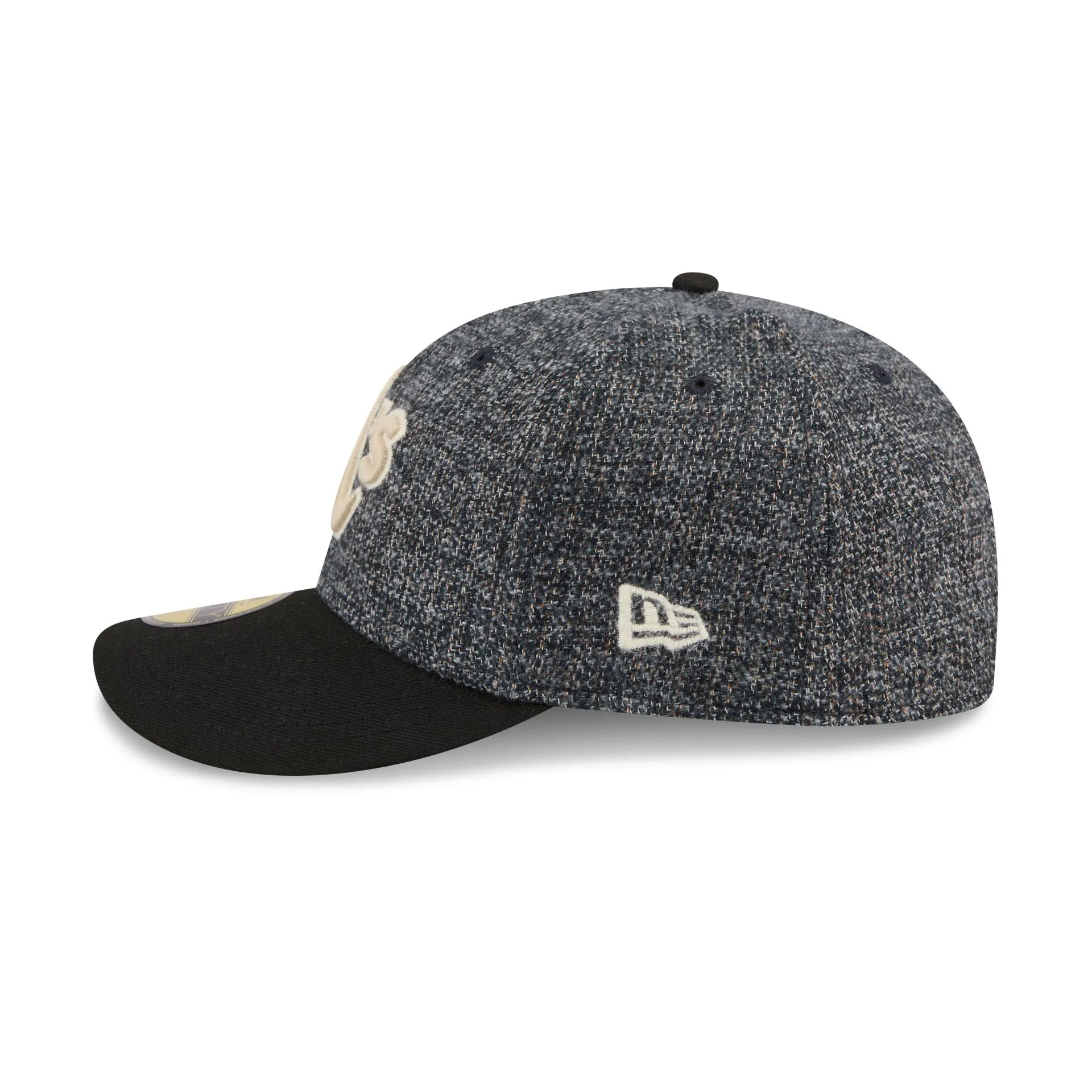 Athletics Three Looms Tweedy Cotton Black 59FIFTY Fitted Hat sold by New Era product image thumbnail 4