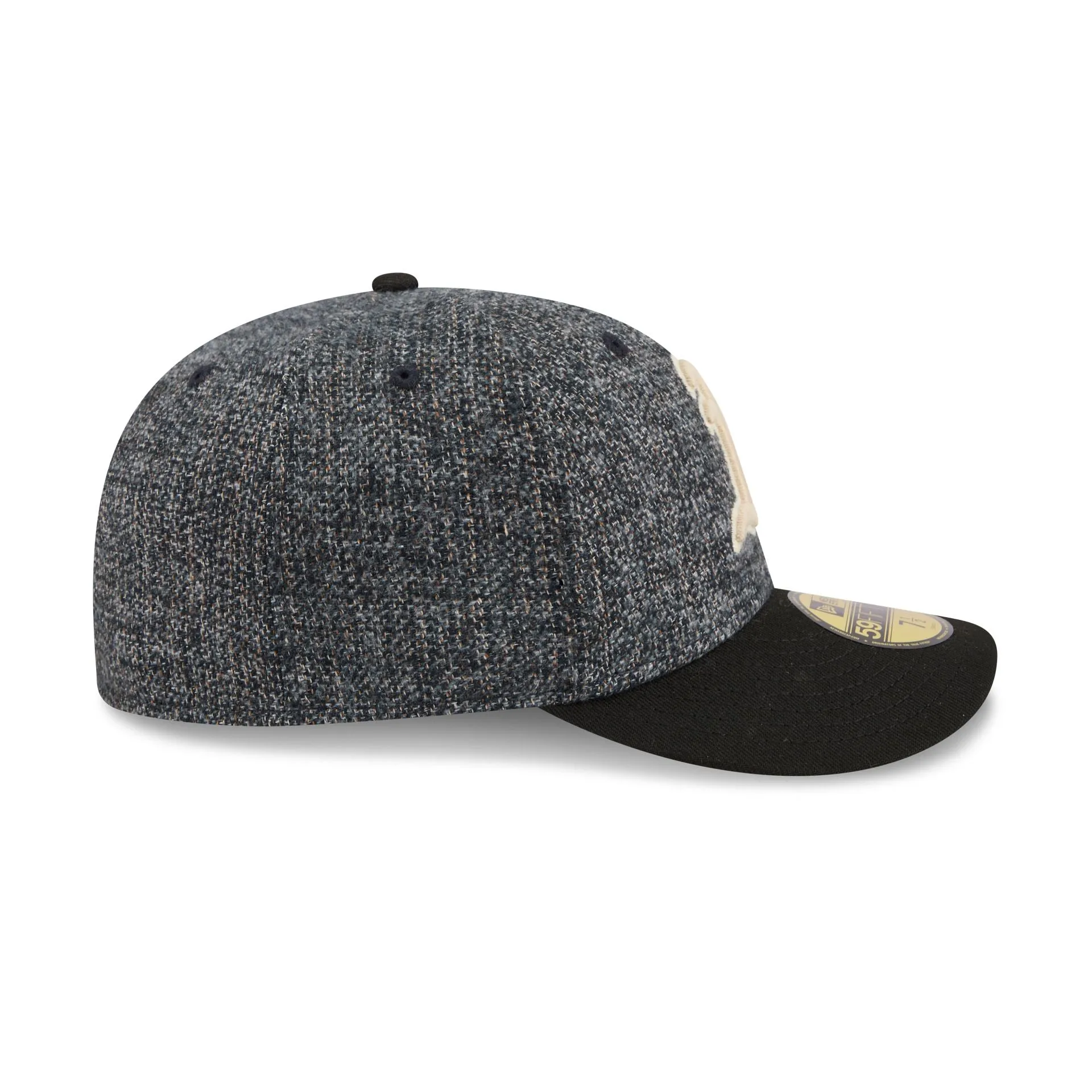 Athletics Three Looms Tweedy Cotton Black 59FIFTY Fitted Hat sold by New Era product image thumbnail 5