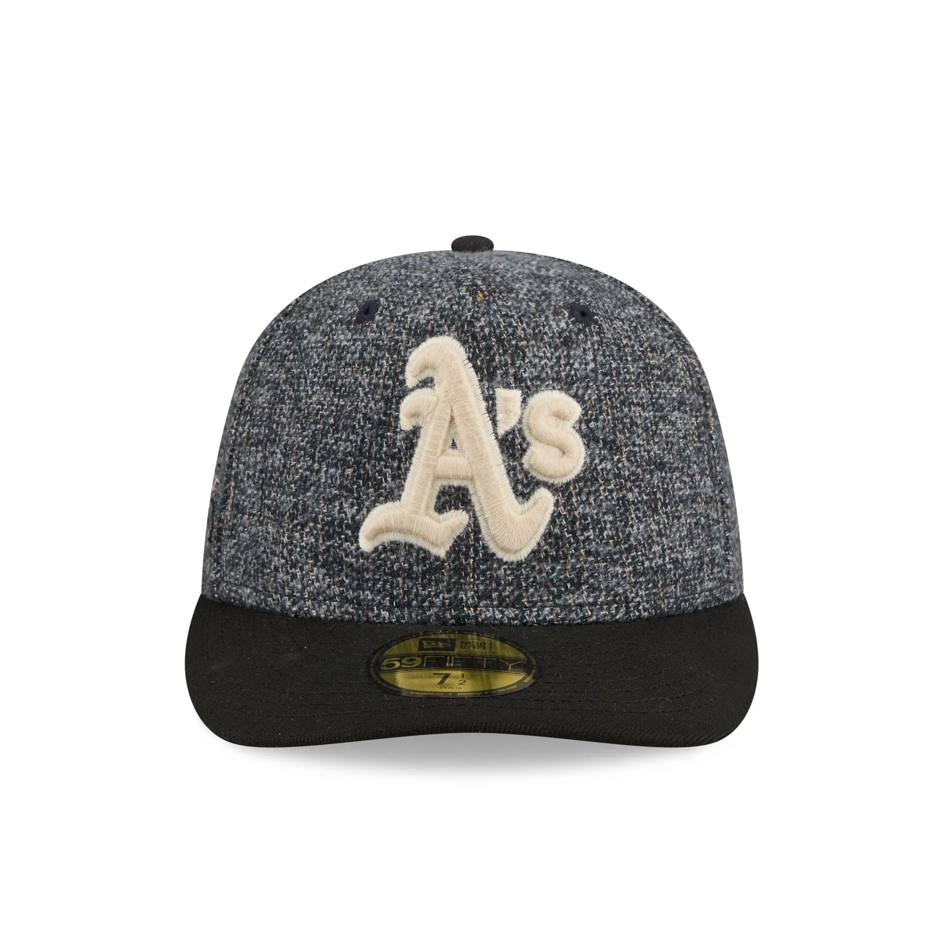 Athletics Three Looms Tweedy Cotton Black 59FIFTY Fitted Hat sold by New Era product image thumbnail 2