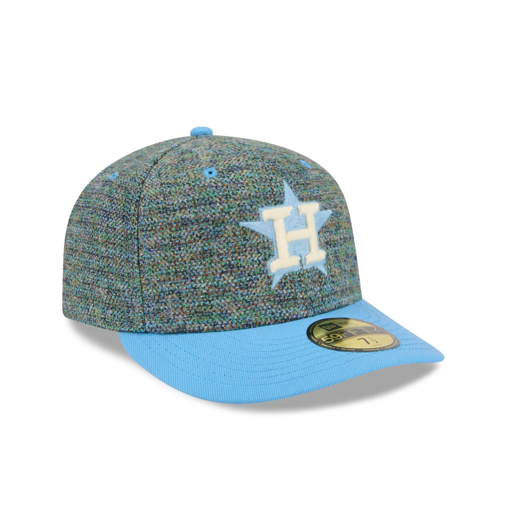 Houston Astros Three Looms Tweedy Cotton Radiant Blue 59FIFTY Fitted Hat sold by New Era product image thumbnail 3