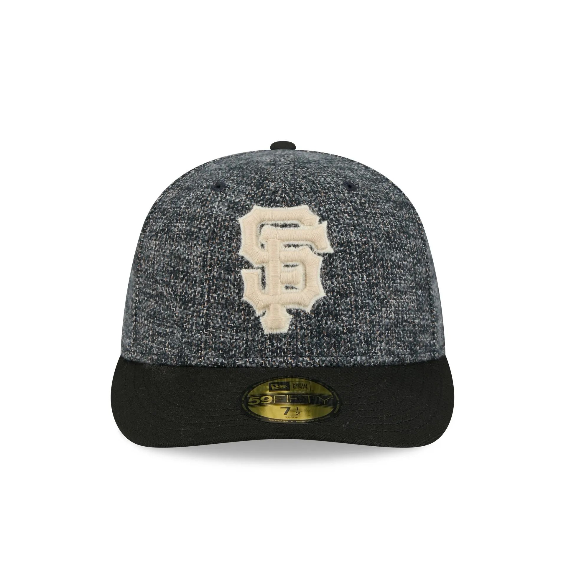 San Francisco Giants Three Looms Tweedy Cotton Black 59FIFTY Fitted Hat sold by New Era product image thumbnail 2
