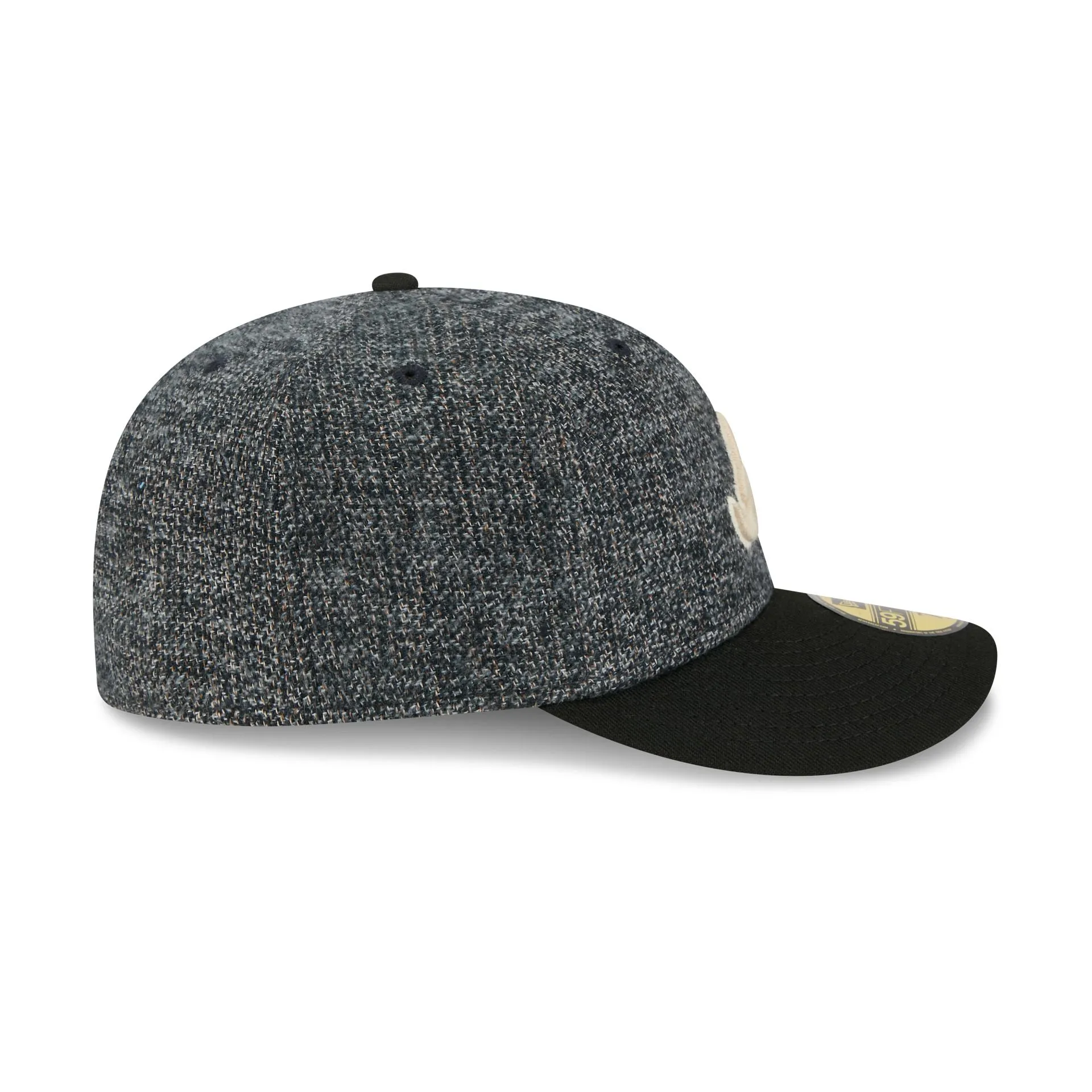 Atlanta Braves Three Looms Tweedy Cotton Black 59FIFTY Fitted Hat sold by New Era product image thumbnail 5