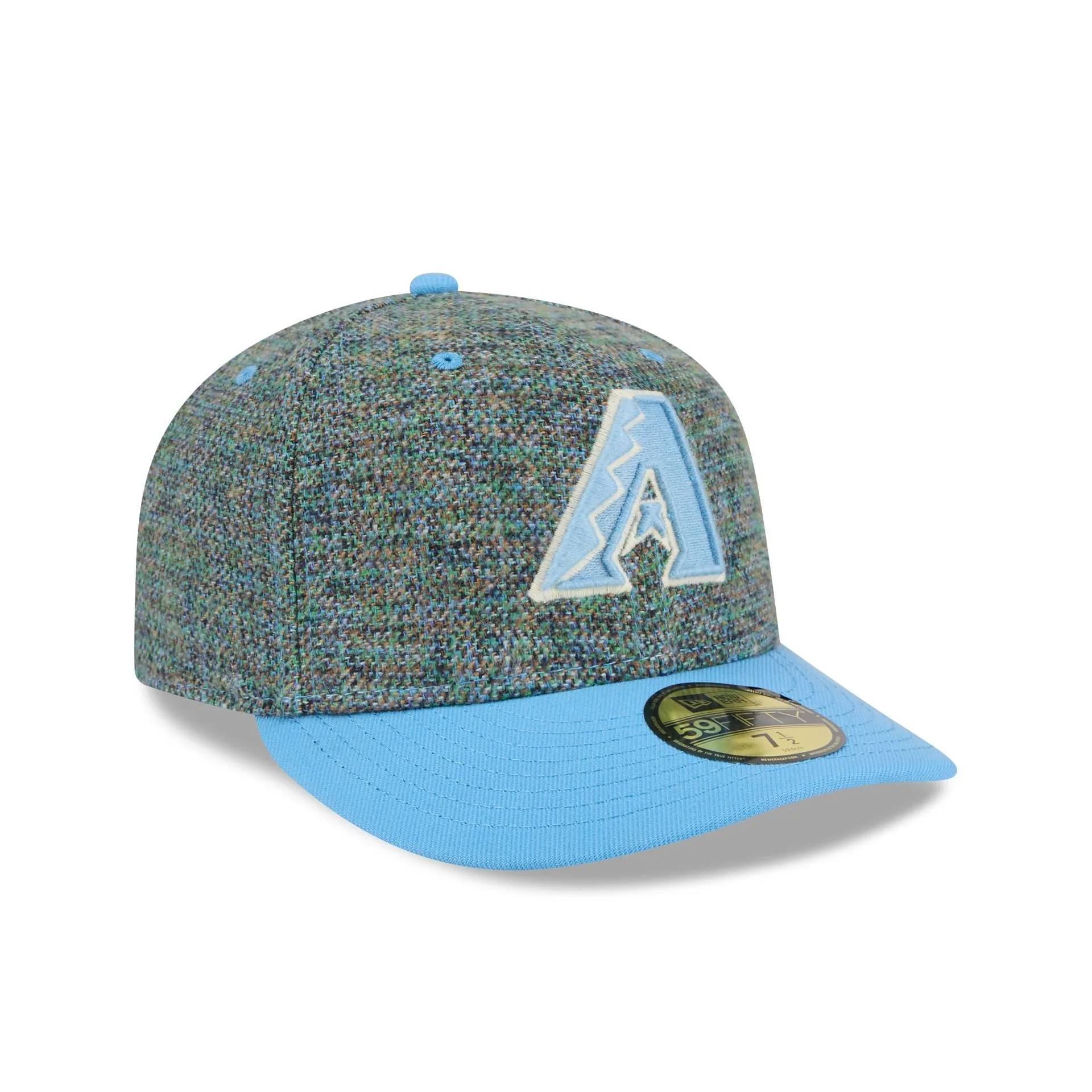 Arizona Diamondbacks Three Looms Tweedy Cotton Radiant Blue 59FIFTY Fitted Hat sold by New Era product image thumbnail 3