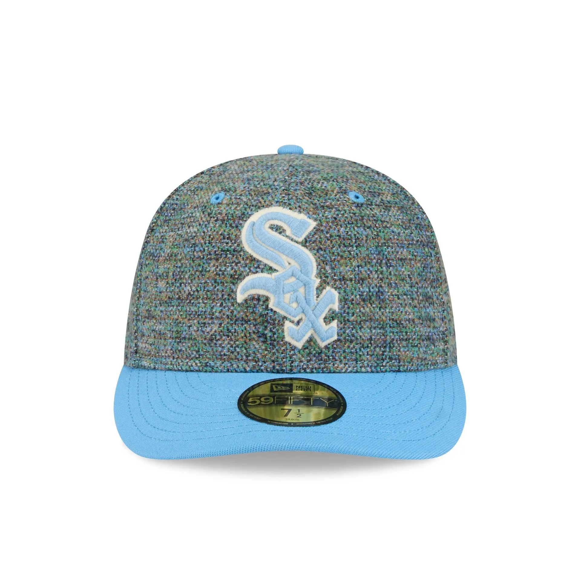 Chicago White Sox Three Looms Tweedy Cotton Radiant Blue 59FIFTY Fitted Hat sold by New Era product image thumbnail 2