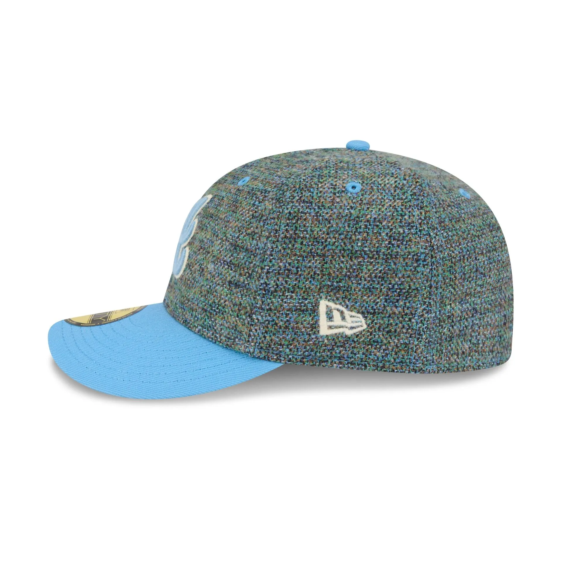 Atlanta Braves Three Looms Tweedy Cotton Radiant Blue 59FIFTY Fitted Hat sold by New Era product image thumbnail 4