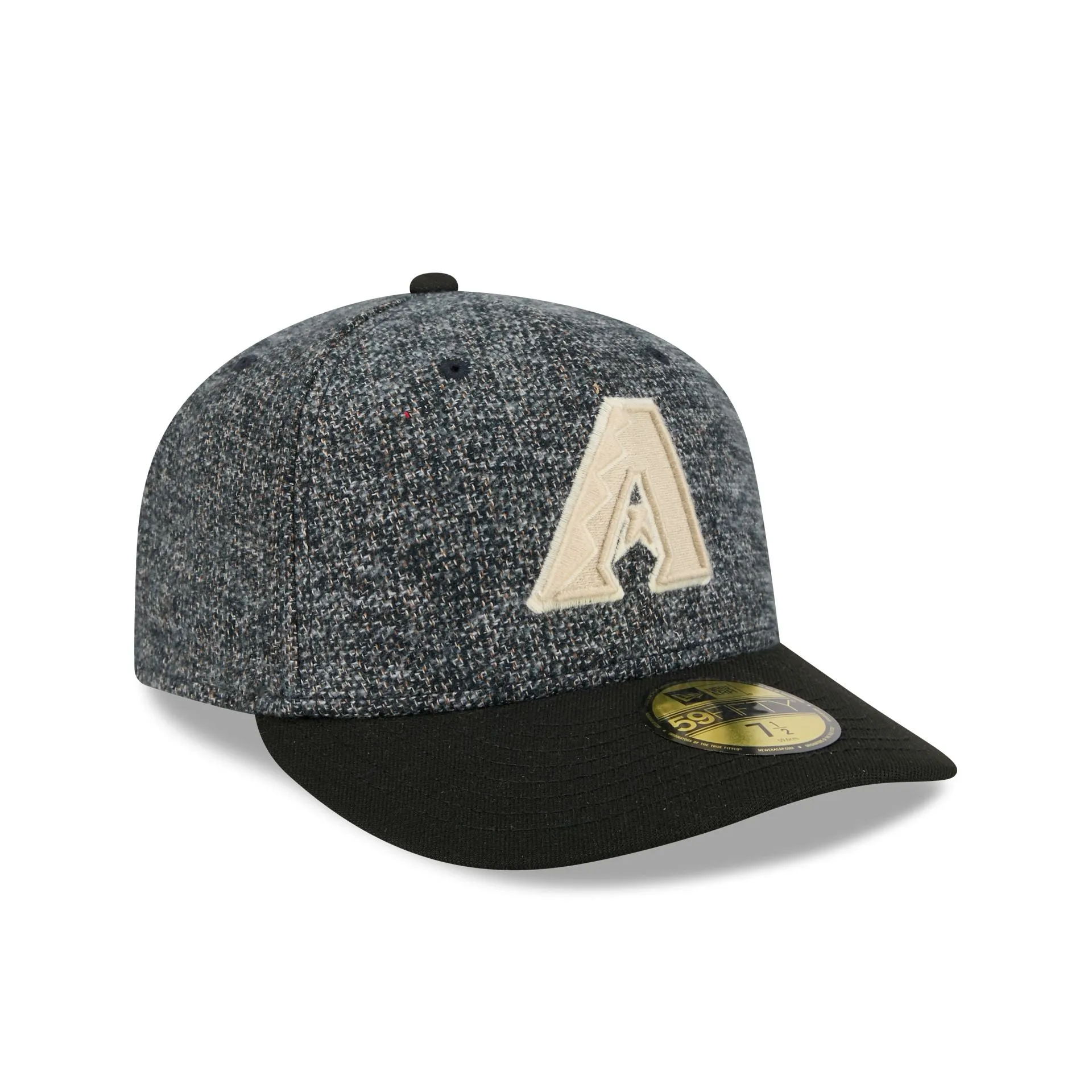 Arizona Diamondbacks Three Looms Tweedy Cotton Black 59FIFTY Fitted Hat sold by New Era product image thumbnail 3