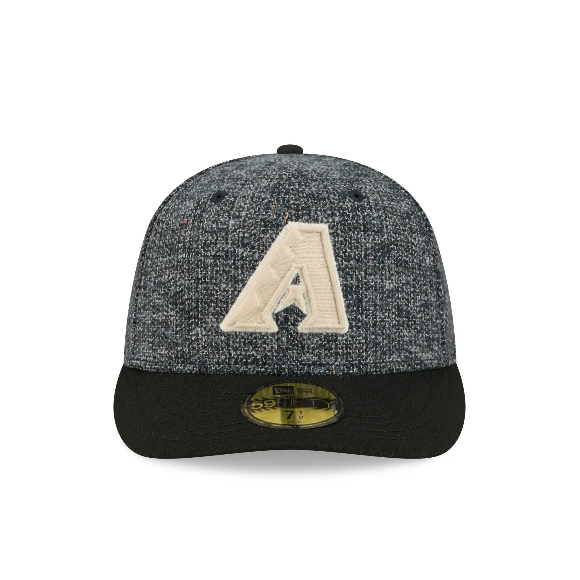 Arizona Diamondbacks Three Looms Tweedy Cotton Black 59FIFTY Fitted Hat sold by New Era product image thumbnail 2