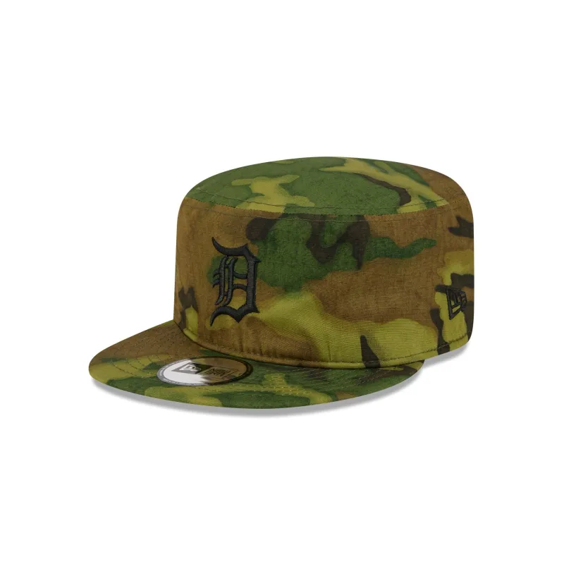 Detroit Tigers Three Looms Ripstop Camo Painter Hat Hat sold by New Era