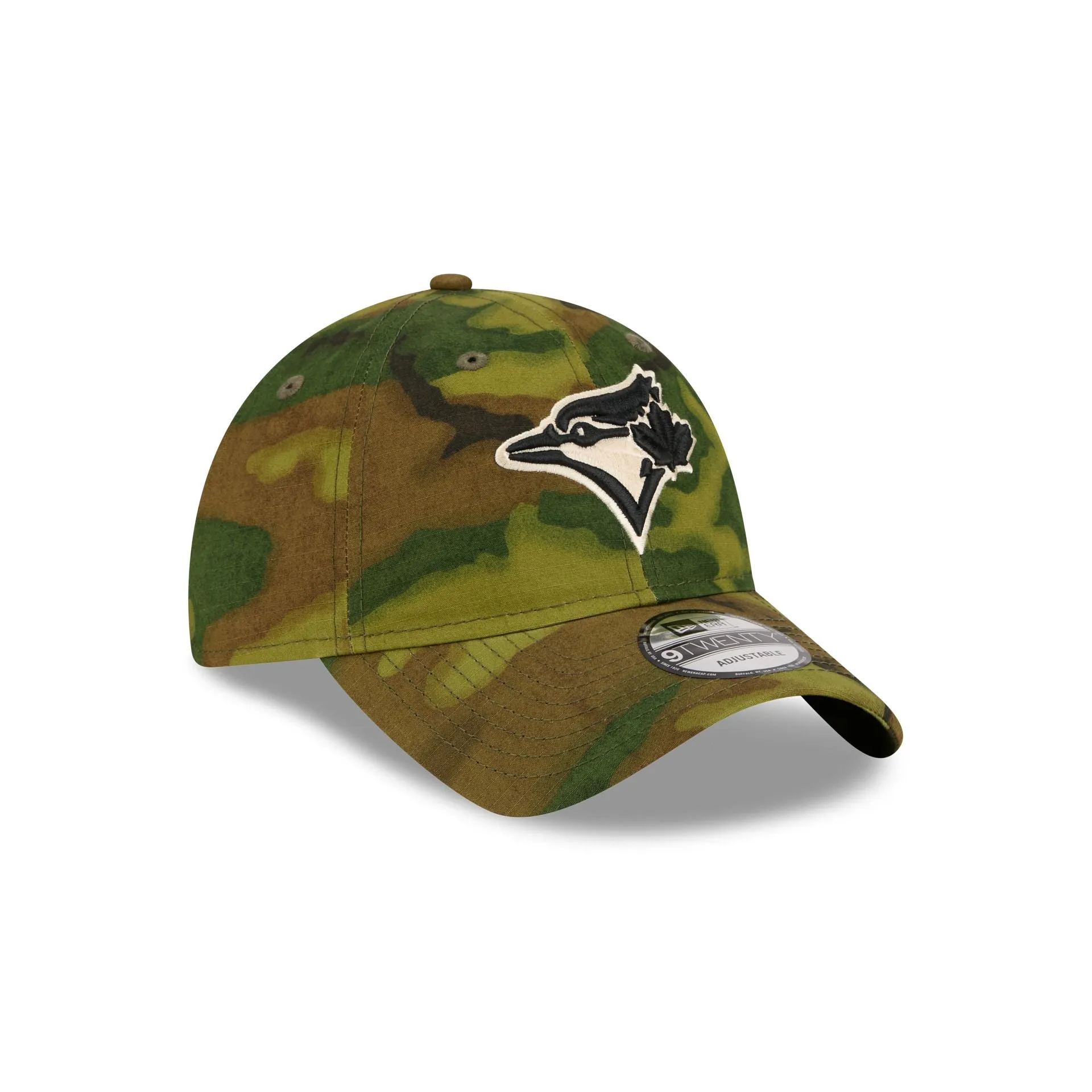 Toronto Blue Jays Three Looms Ripstop Camo 9TWENTY Adjustable Hat sold by New Era product image thumbnail 3