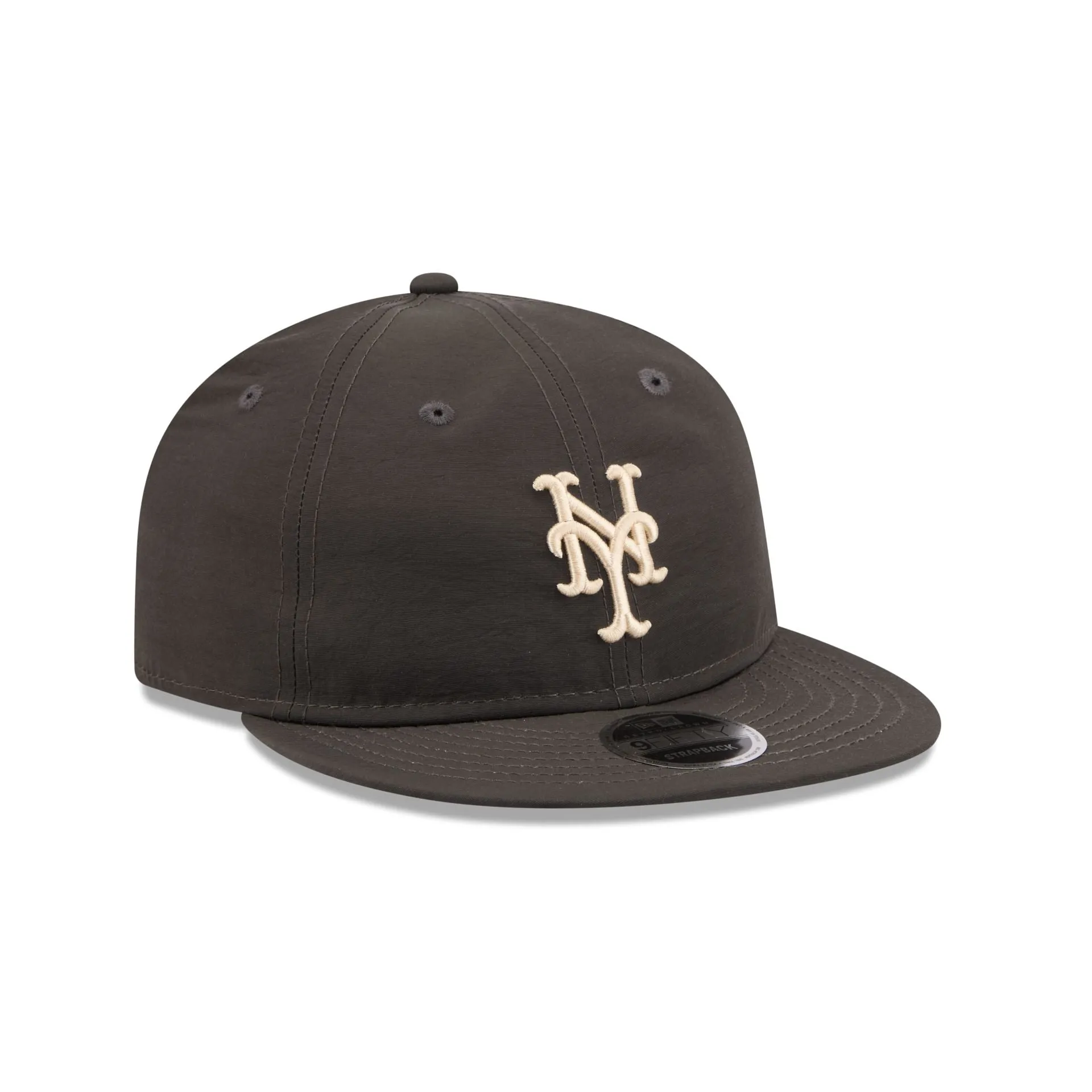 New York Mets Three Looms Nylon Black Retro Crown 9FIFTY Adjustable Hat sold by New Era product image thumbnail 3