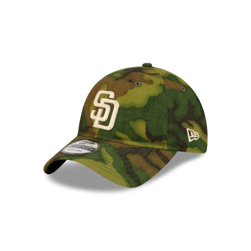 San Diego Padres Three Looms Ripstop Camo 9TWENTY Adjustable Hat sold by New Era