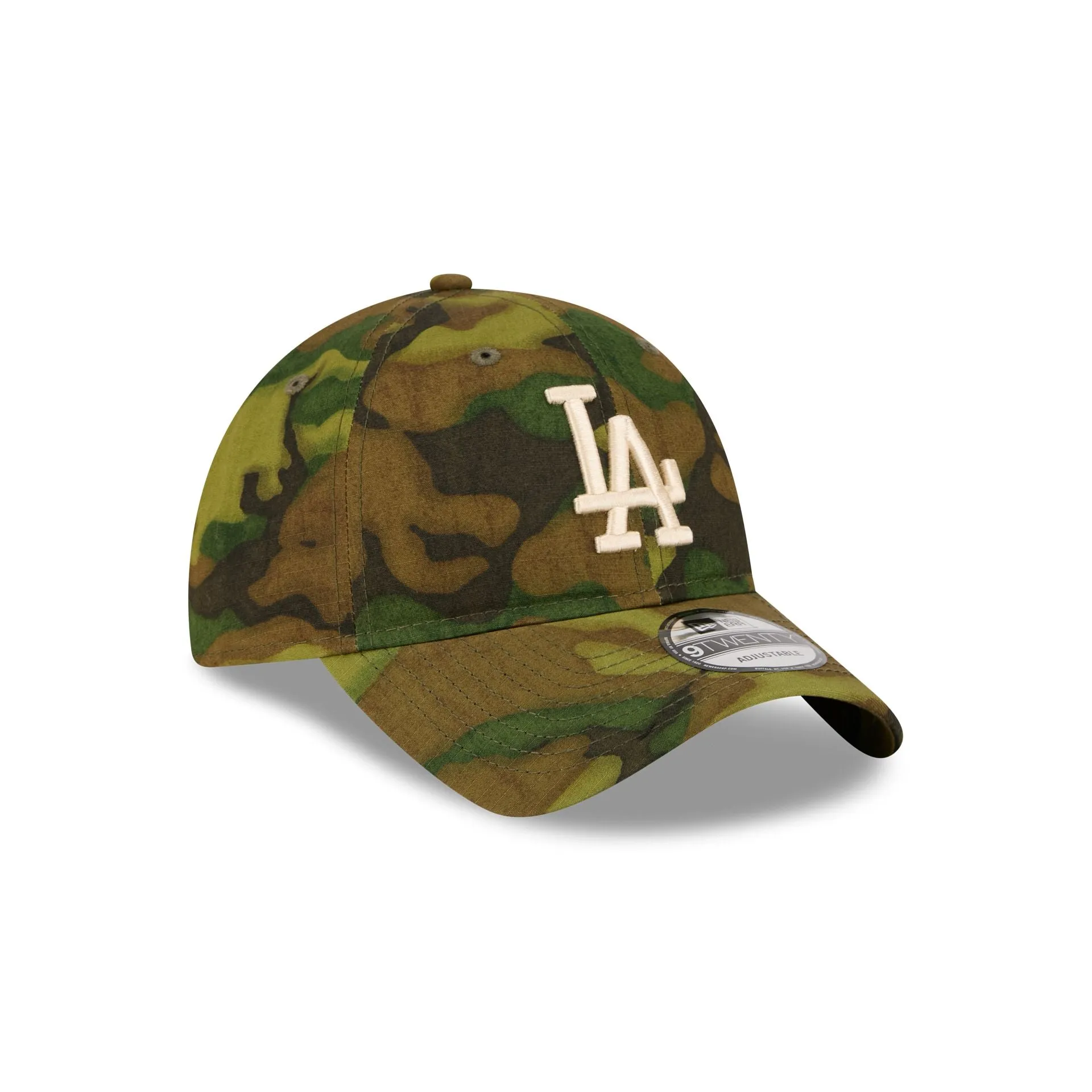 Los Angeles Dodgers Three Looms Ripstop Camo 9TWENTY Adjustable Hat sold by New Era product image thumbnail 3