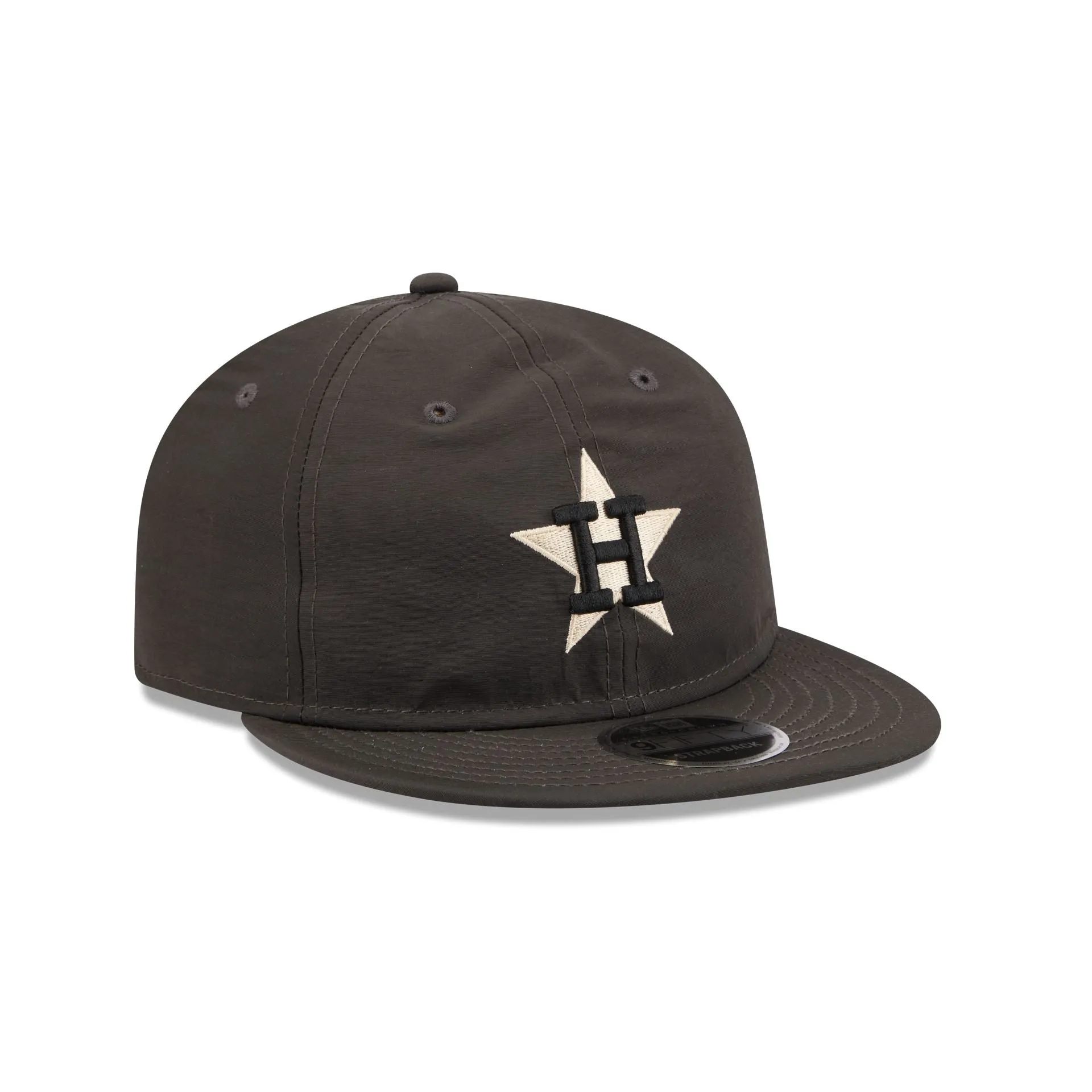 Houston Astros Three Looms Nylon Black Retro Crown 9FIFTY Adjustable Hat sold by New Era product image thumbnail 3