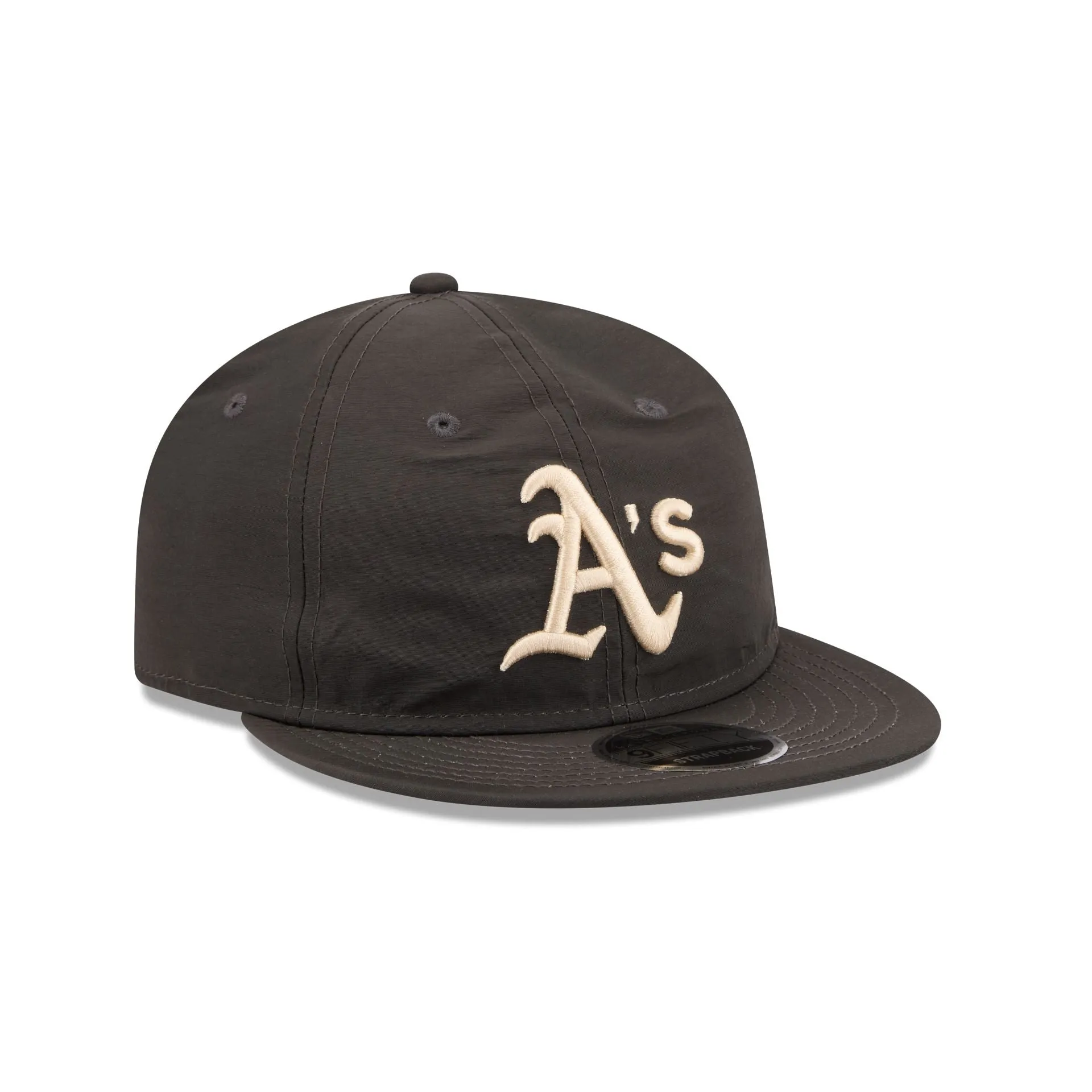 Athletics Three Looms Nylon Black Retro Crown 9FIFTY Adjustable Hat sold by New Era product image thumbnail 3