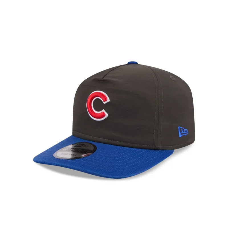 Chicago Cubs Three Looms Nylon Black 19TWENTY Adjustable Hat sold by New Era