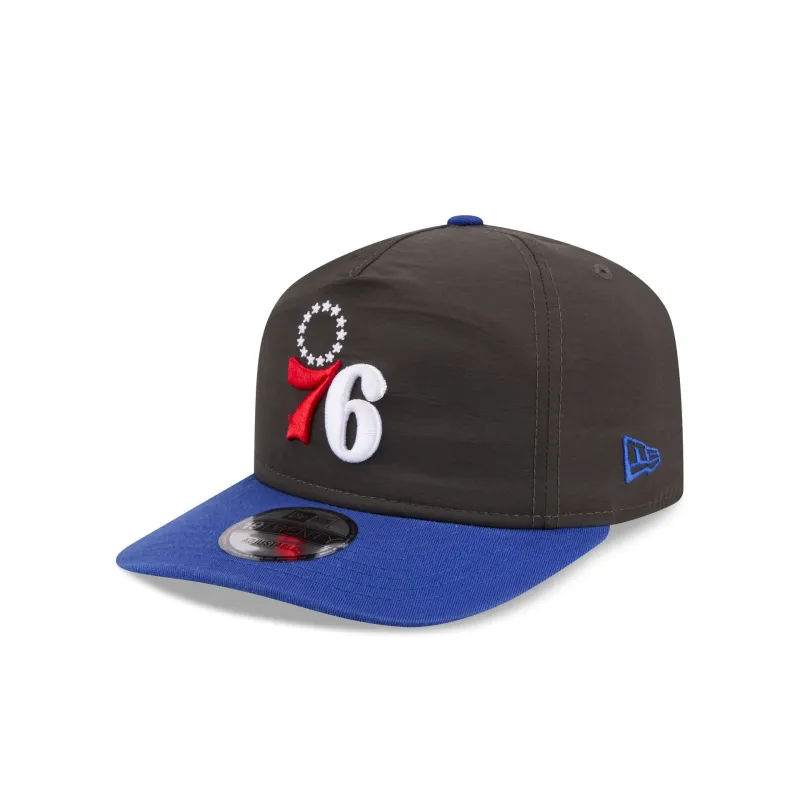 Philadelphia 76ers Three Looms Nylon Black 19TWENTY Adjustable Hat sold by New Era