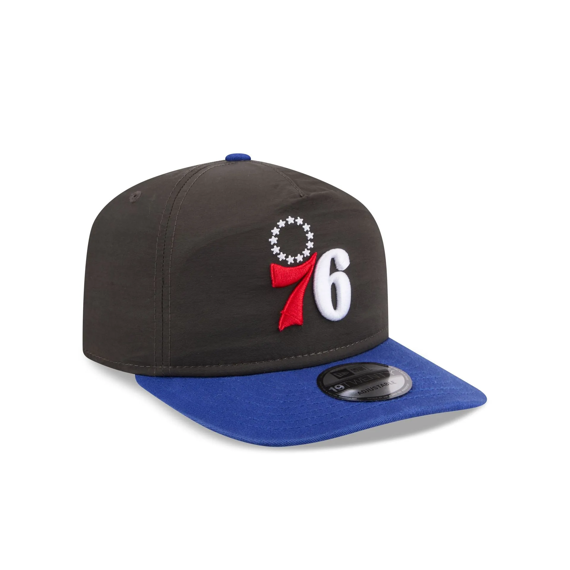 Philadelphia 76ers Three Looms Nylon Black 19TWENTY Adjustable Hat sold by New Era product image thumbnail 3