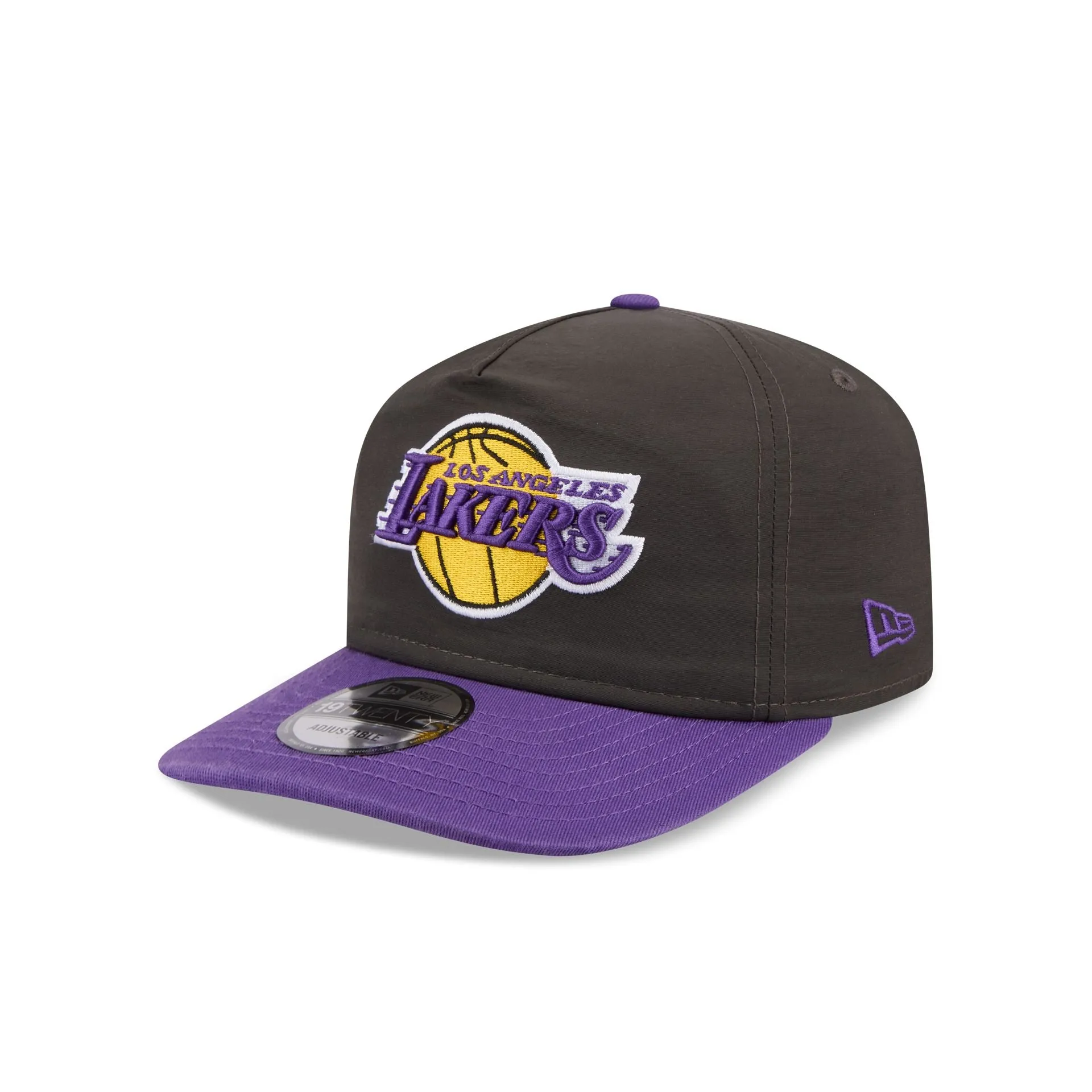 Los Angeles Lakers Three Looms Nylon Black 19TWENTY Adjustable Hat sold by New Era