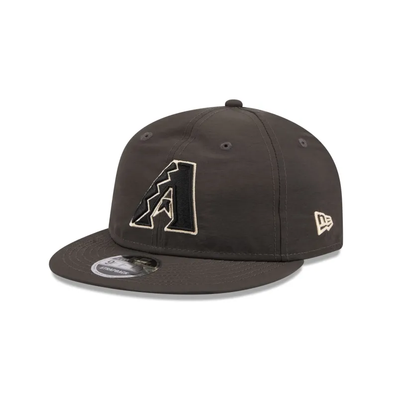 Arizona Diamondbacks Three Looms Nylon Black Retro Crown 9FIFTY Adjustable Hat made by New Era