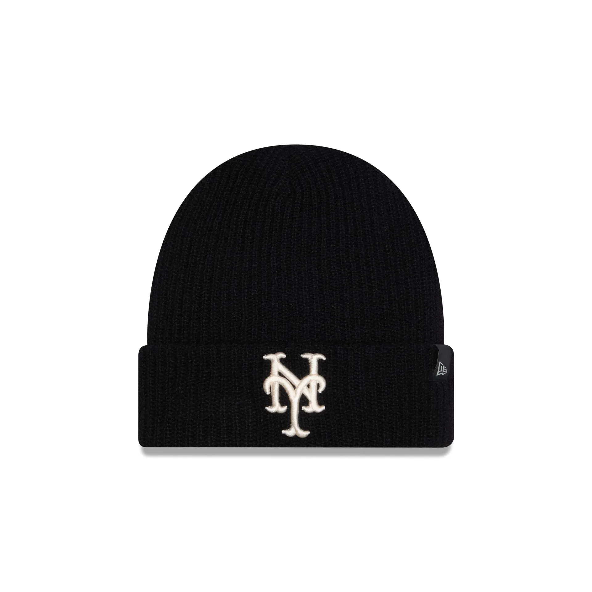 New York Mets Cashmere Black Cuff Knit Hat sold by New Era