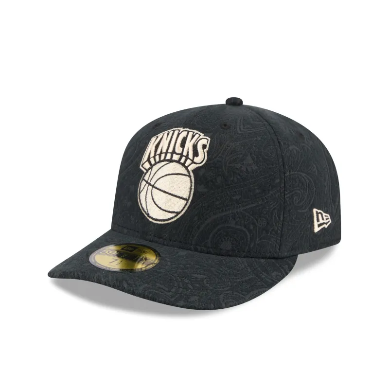 New York Knicks Three Looms Brushed Cotton 59FIFTY Fitted Hat sold by New Era