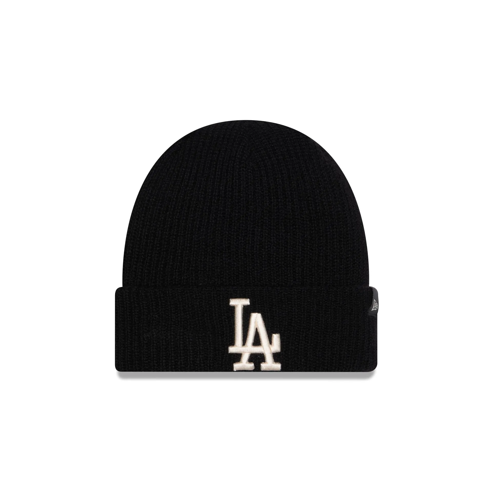 Los Angeles Dodgers Cashmere Black Cuff Knit Hat sold by New Era