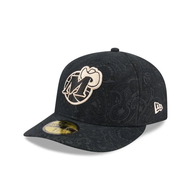 Dallas Mavericks Three Looms Brushed Cotton 59FIFTY Fitted Hat made by New Era